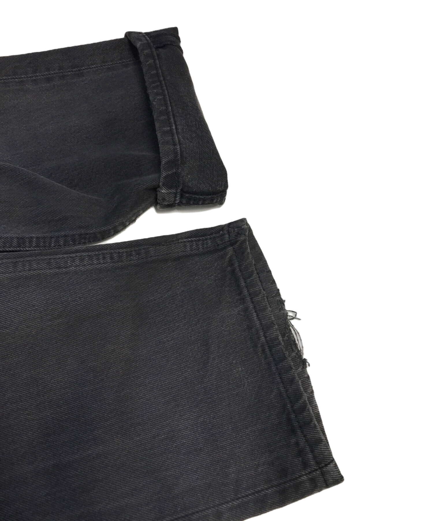 中古・古着通販】LEVI'S (リーバイス) 501 後染め ブラックデニム
