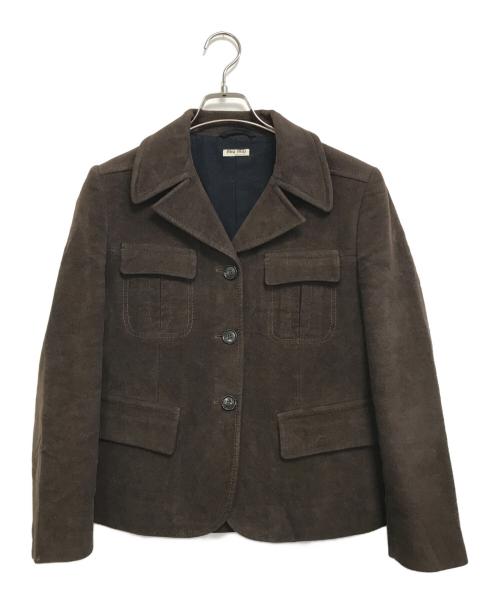 中古・古着通販】MIU MIU (ミュウミュウ) 00'sマルチポケットベロア