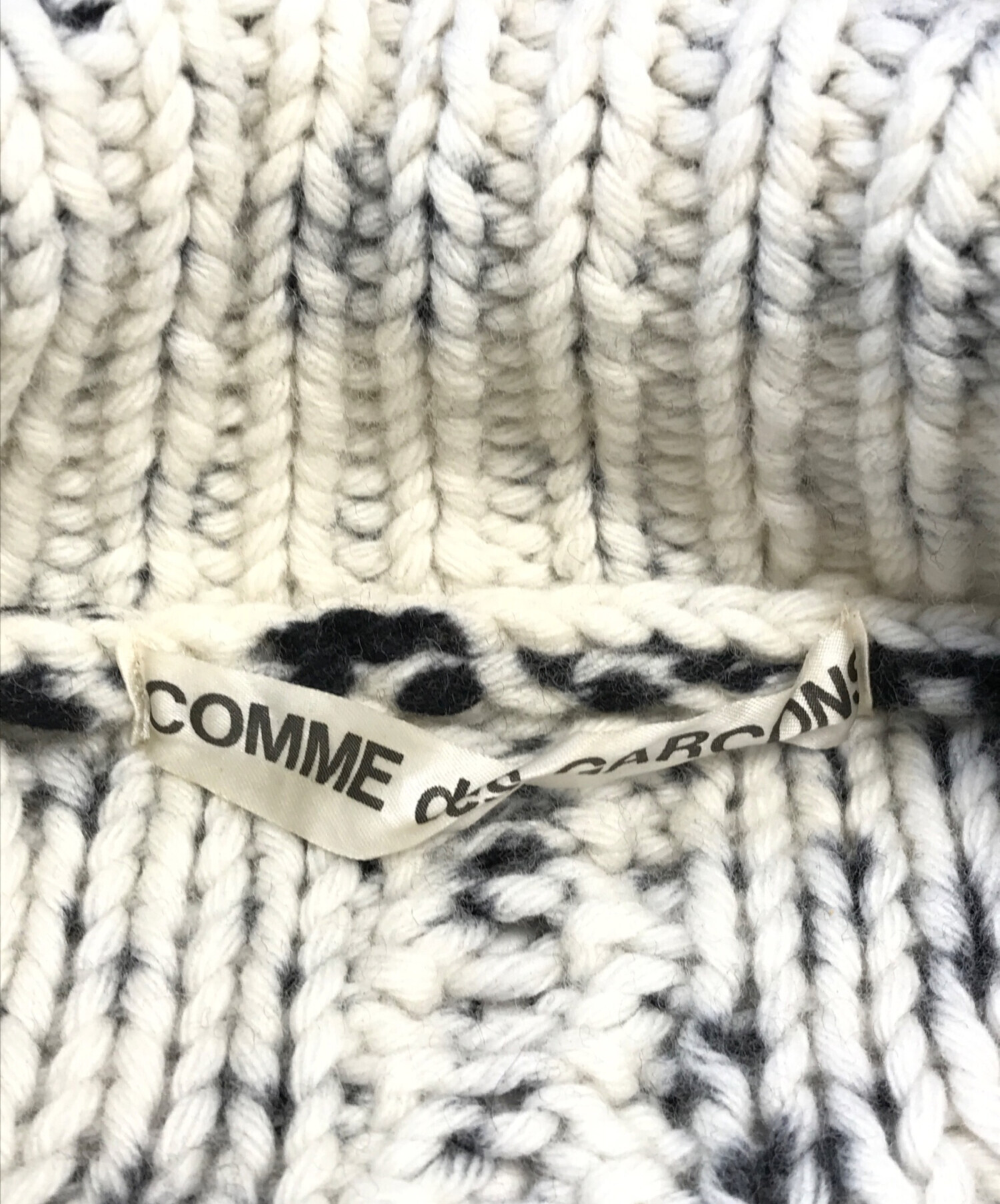 中古・古着通販】COMME des GARCONS (コムデギャルソン) 手編み総柄