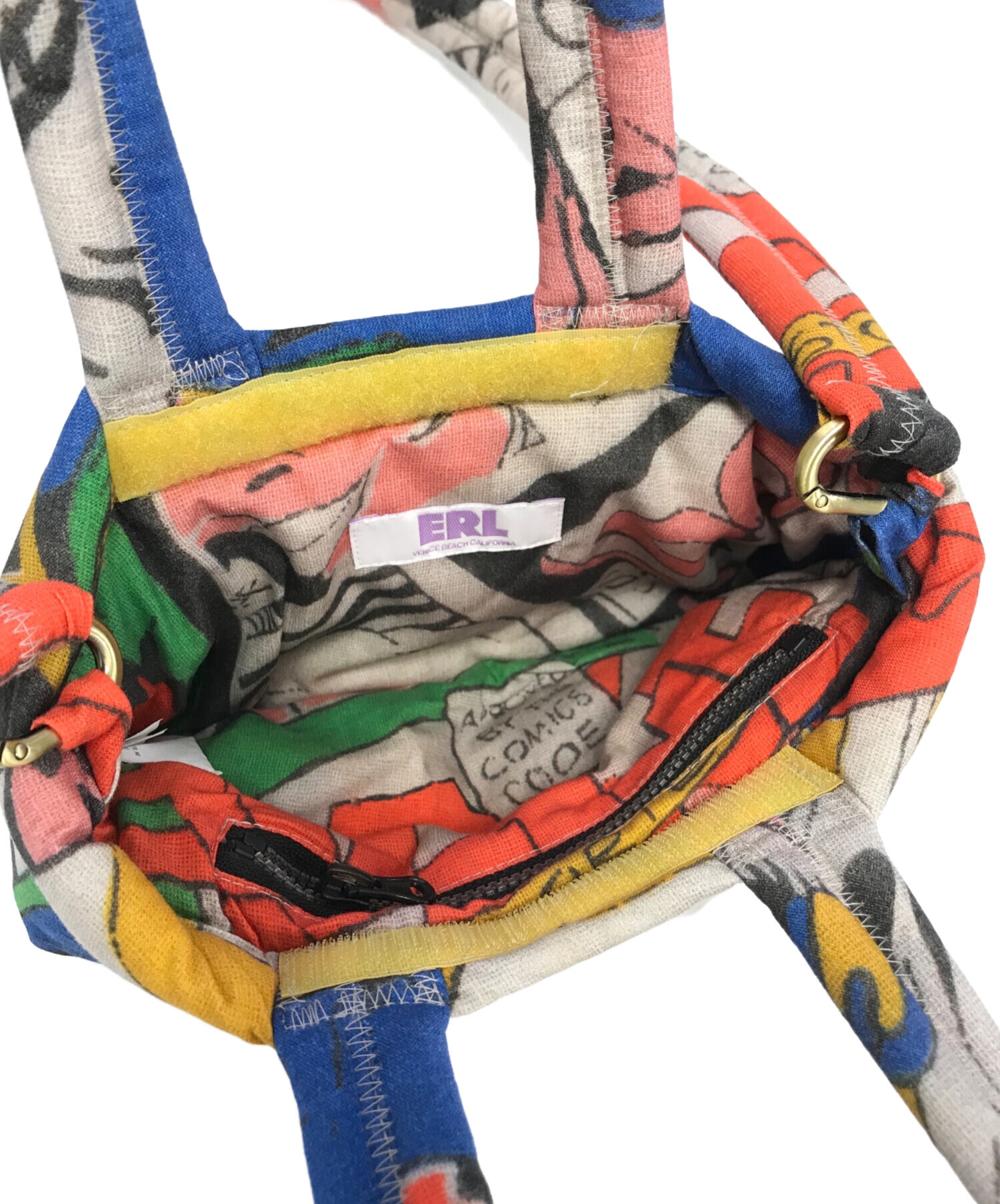 erl ショルダーバッグ　2way ERL 中古・古着通販】ERL (イーアールエル) ショルダーバッグ マルチカラー