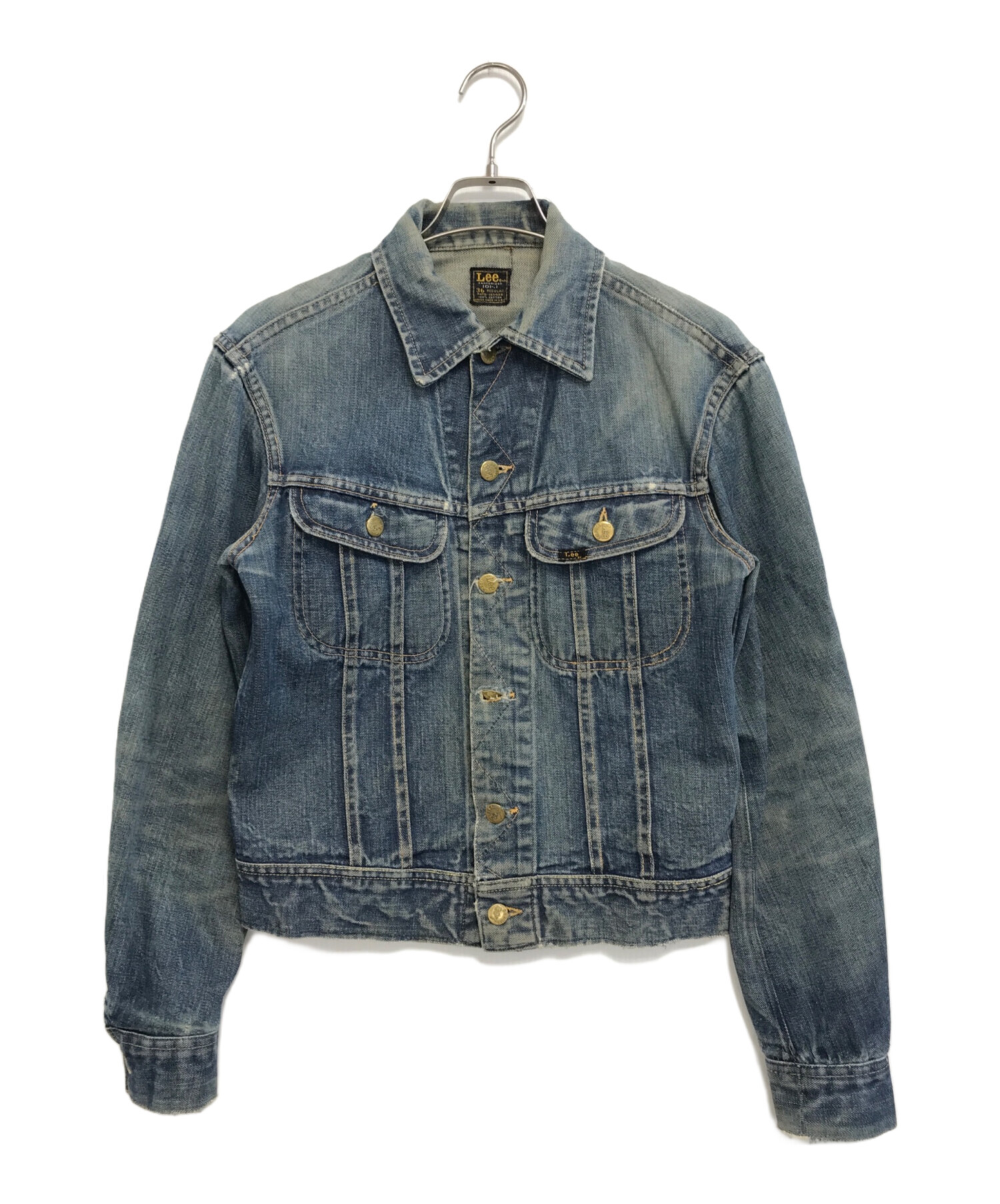 Lee　101-J ビンテージ　デニムジャケット　サイズ36 中古・古着通販】LEE (リー) 101J デニムジャケット インディゴ サイズ