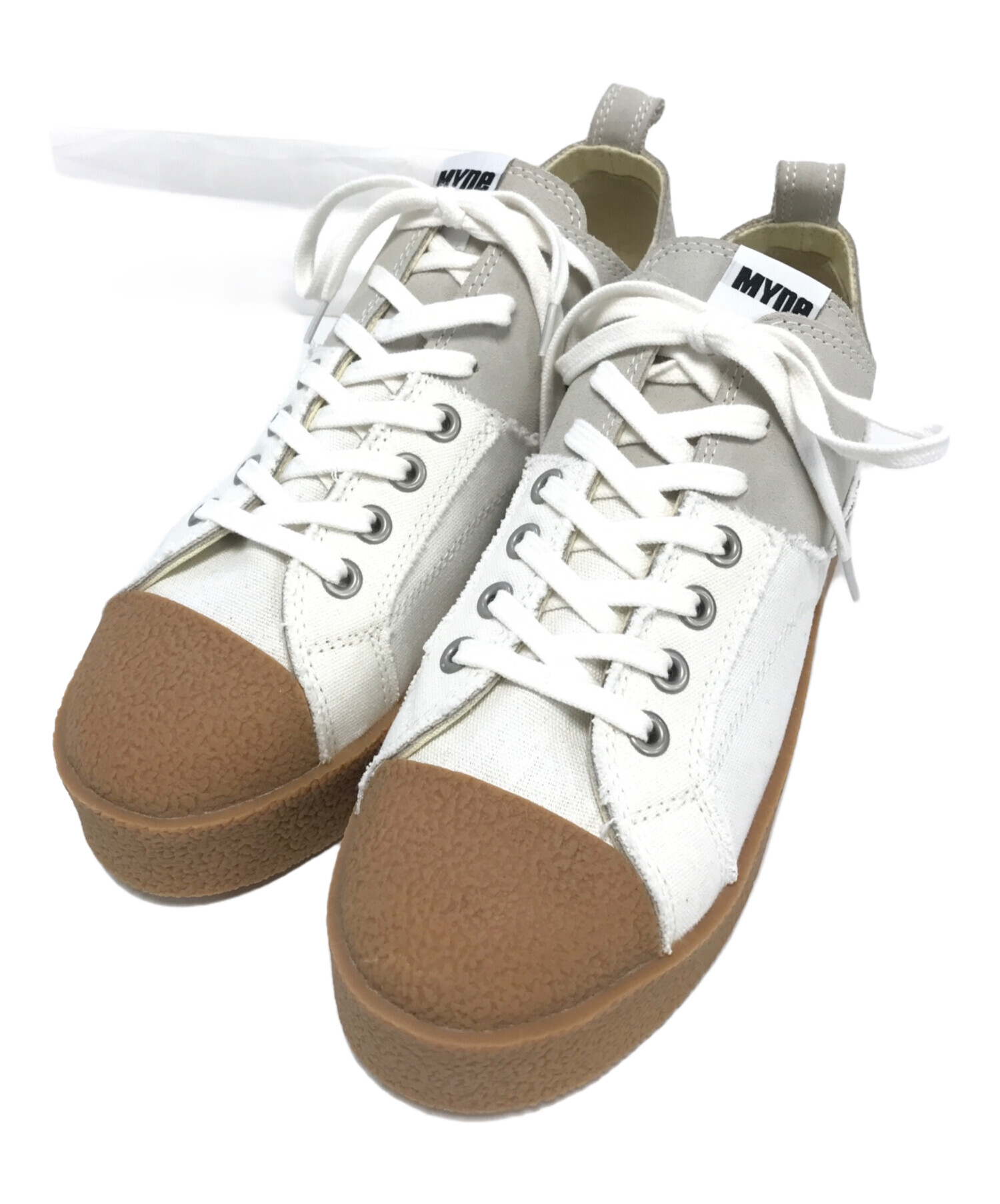 中古・古着通販】MYNE (マイン) Hybrid Sneaker ホワイト サイズ:44 