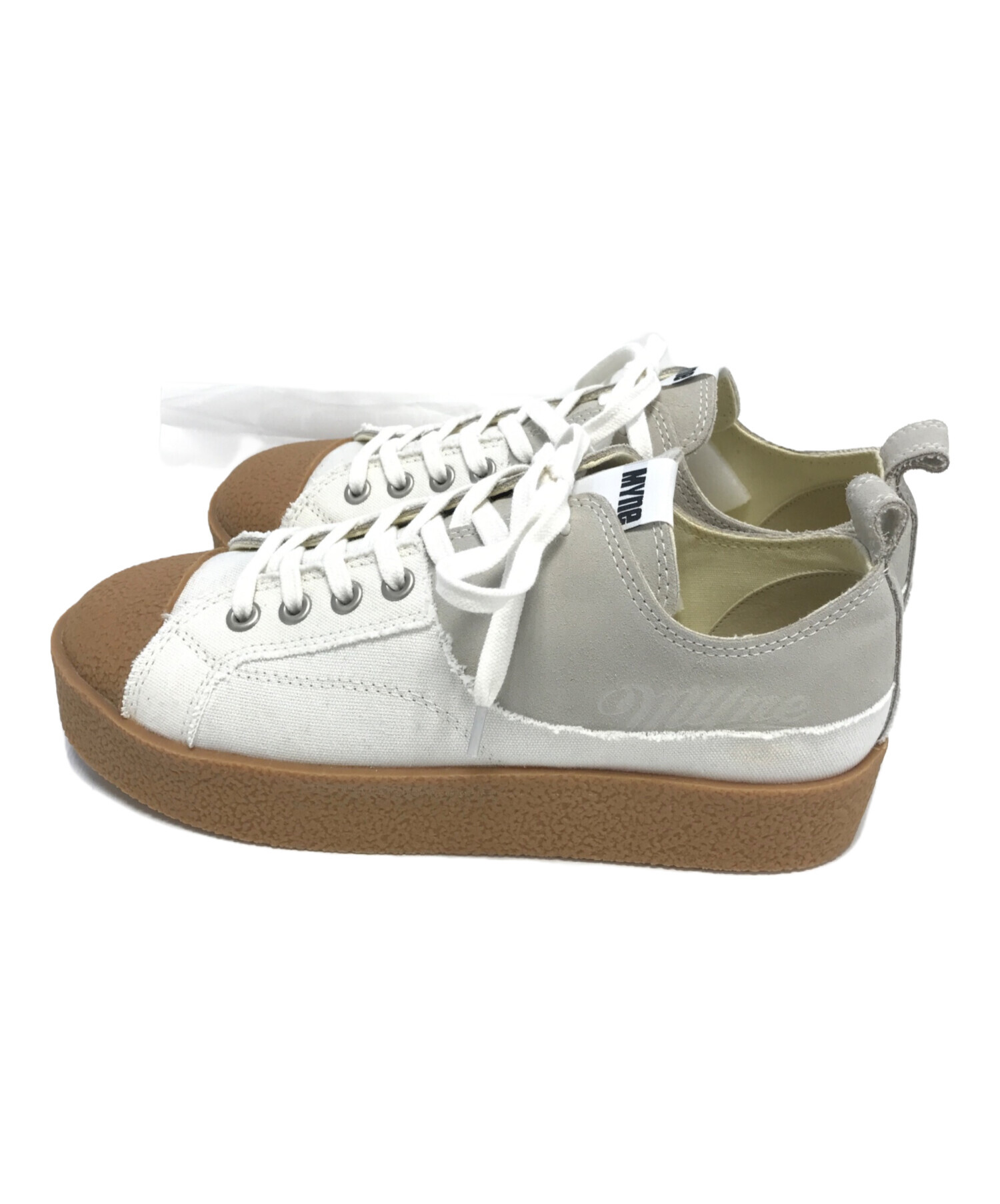 中古・古着通販】MYNE (マイン) Hybrid Sneaker ホワイト サイズ:44 