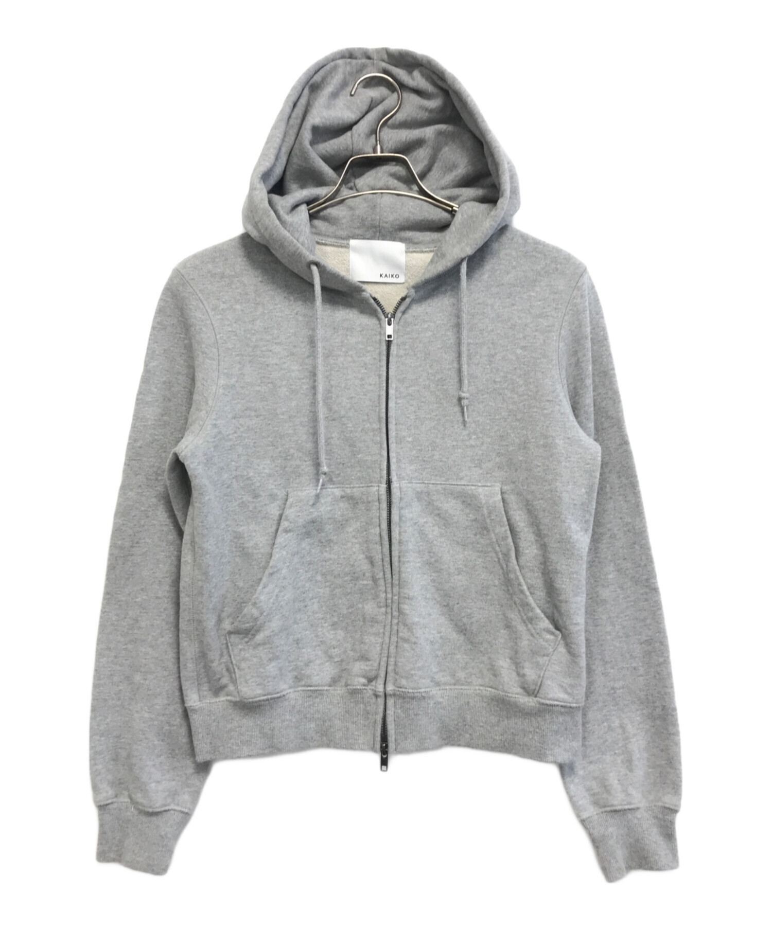 中古・古着通販】KAIKO (カイコー) DOUBLE ZIP UP PARKA グレー サイズ 