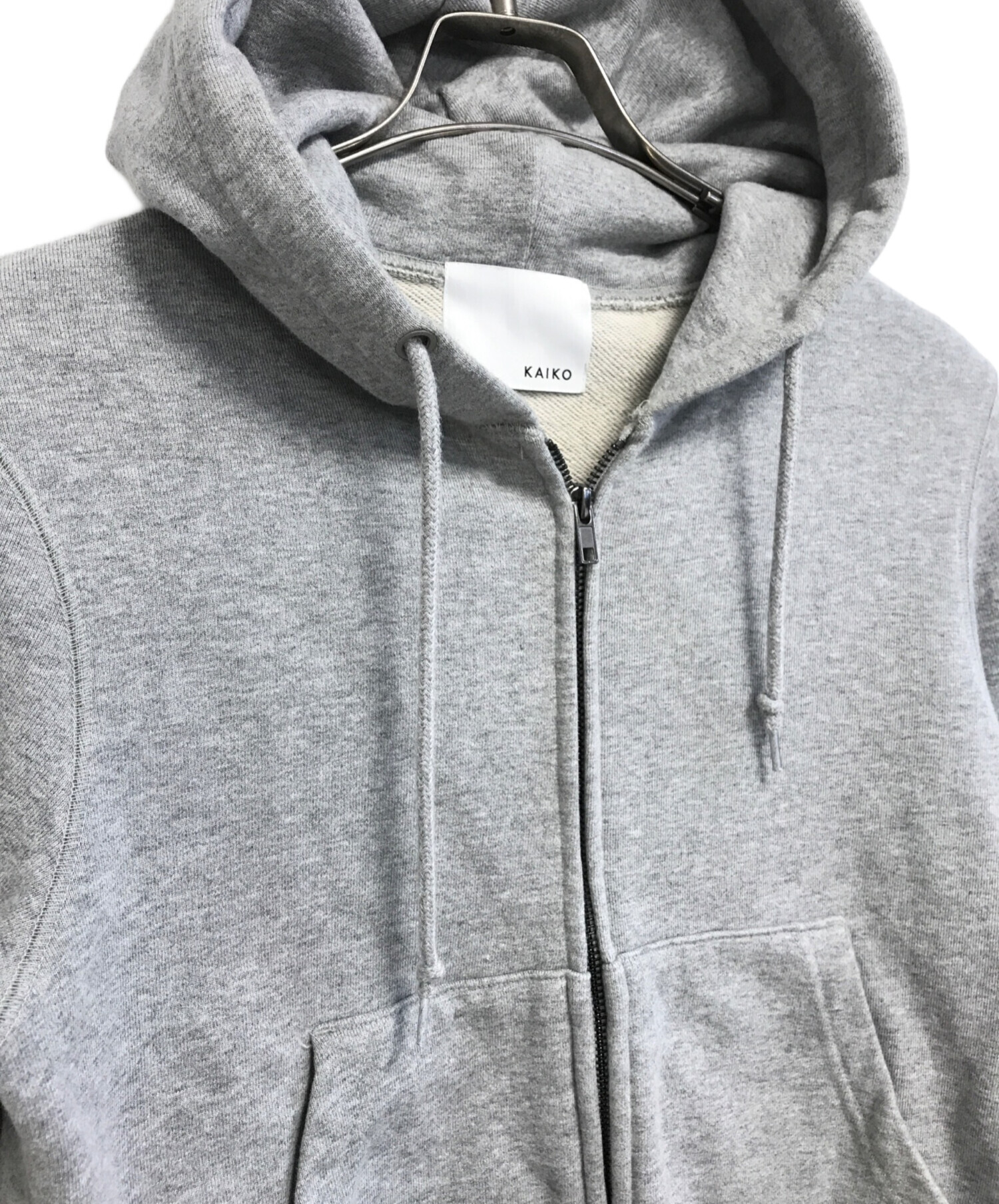 中古・古着通販】KAIKO (カイコー) DOUBLE ZIP UP PARKA グレー サイズ 