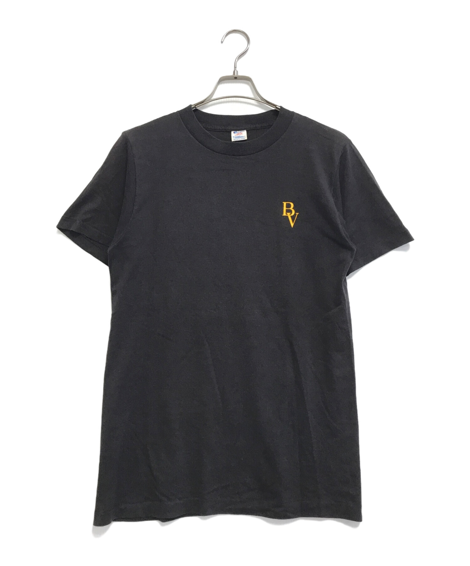 中古・古着通販】Champion (チャンピオン) プリントTシャツ ブラック 
