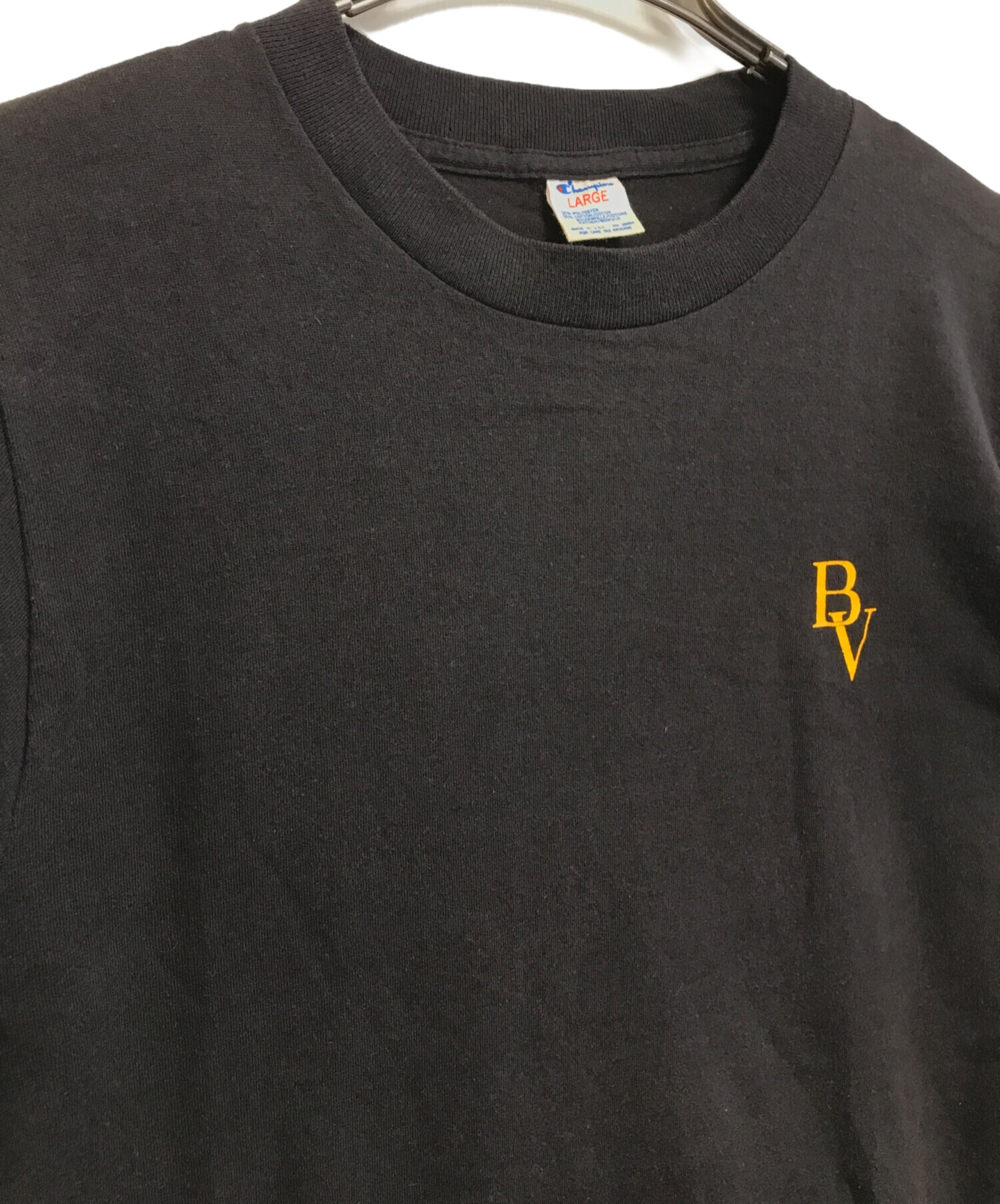 中古・古着通販】Champion (チャンピオン) プリントTシャツ ブラック 
