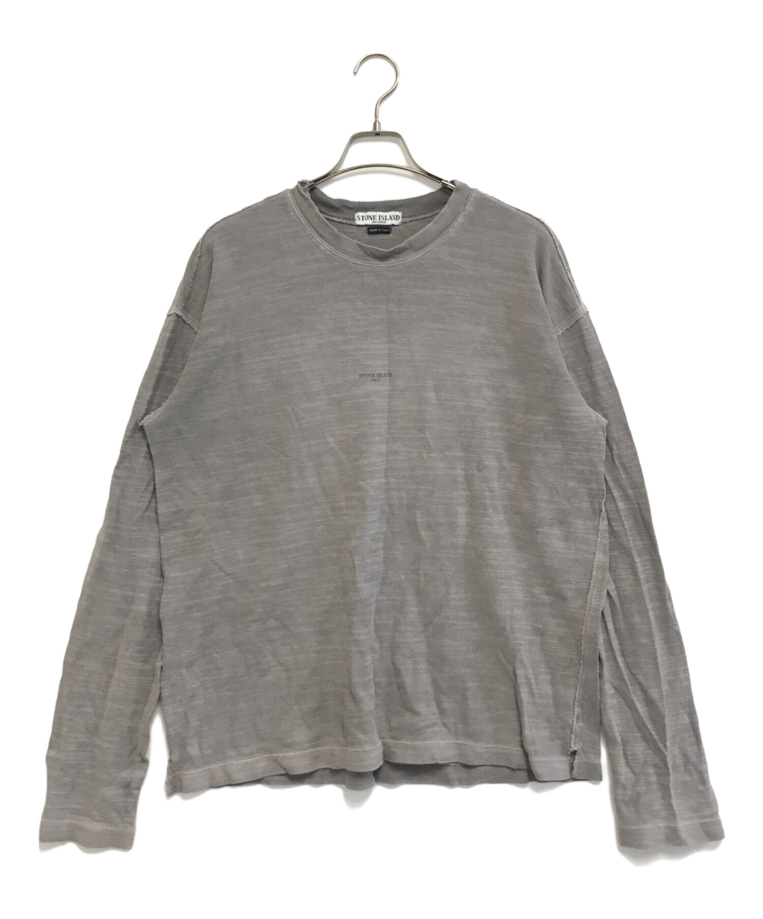 中古・古着通販】STONE ISLAND (ストーンアイランド) ダメージ加工長袖 