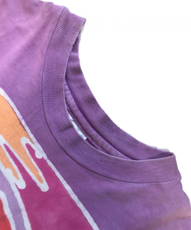 中古・古着通販】Hanes (ヘインズ) プリントTシャツ パープル サイズ 
