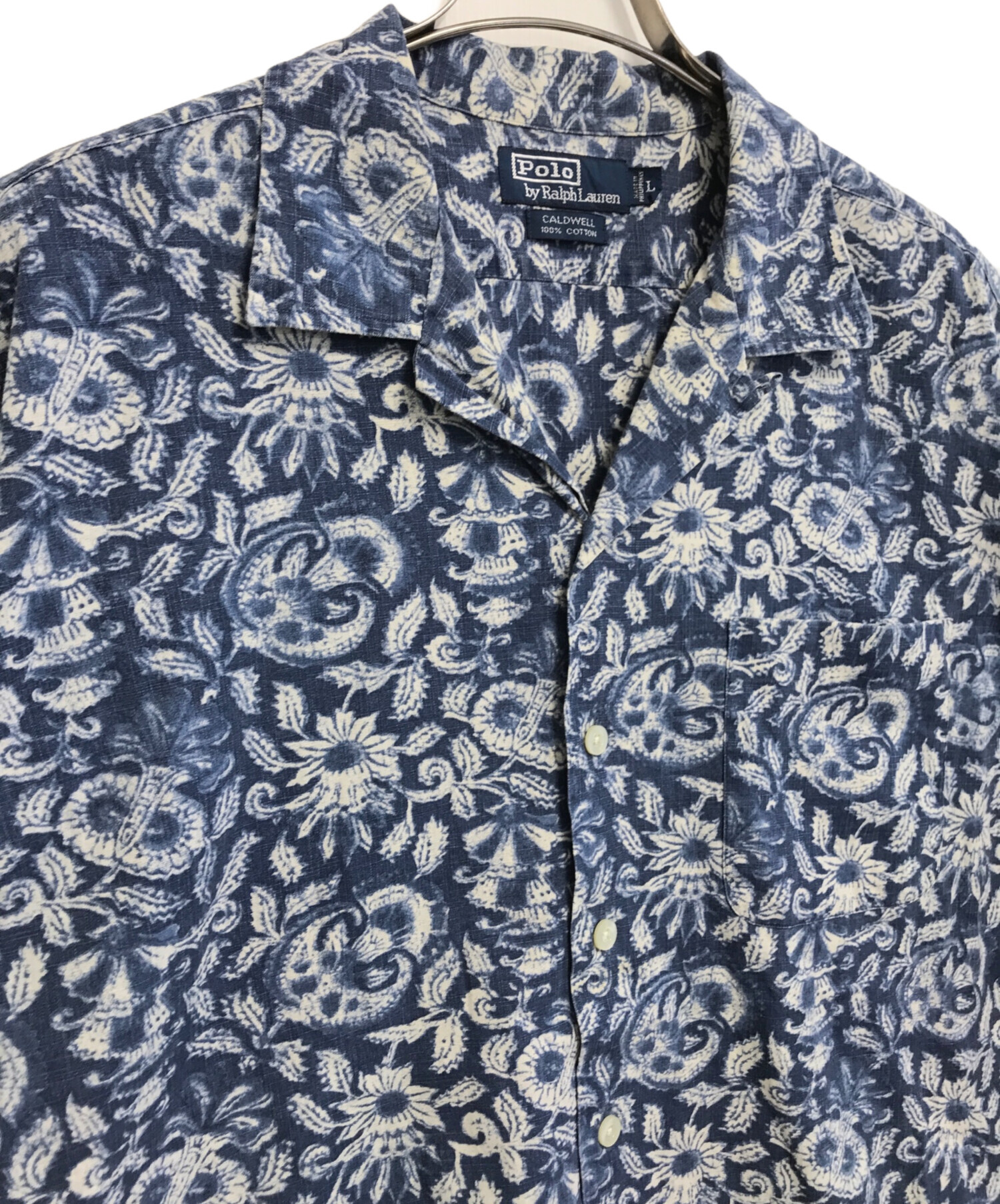 中古・古着通販】POLO RALPH LAUREN (ポロ・ラルフローレン) 総柄開襟