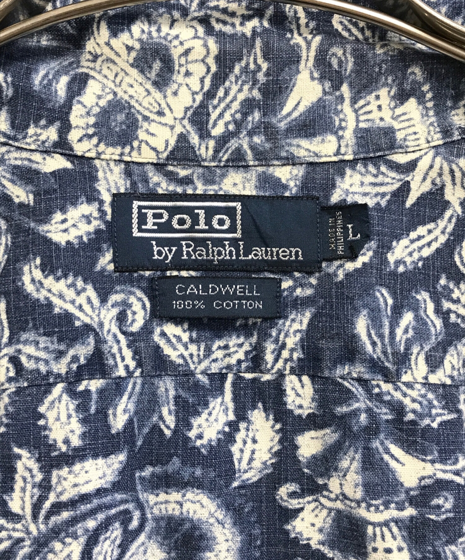 中古・古着通販】POLO RALPH LAUREN (ポロ・ラルフローレン) 総柄開襟