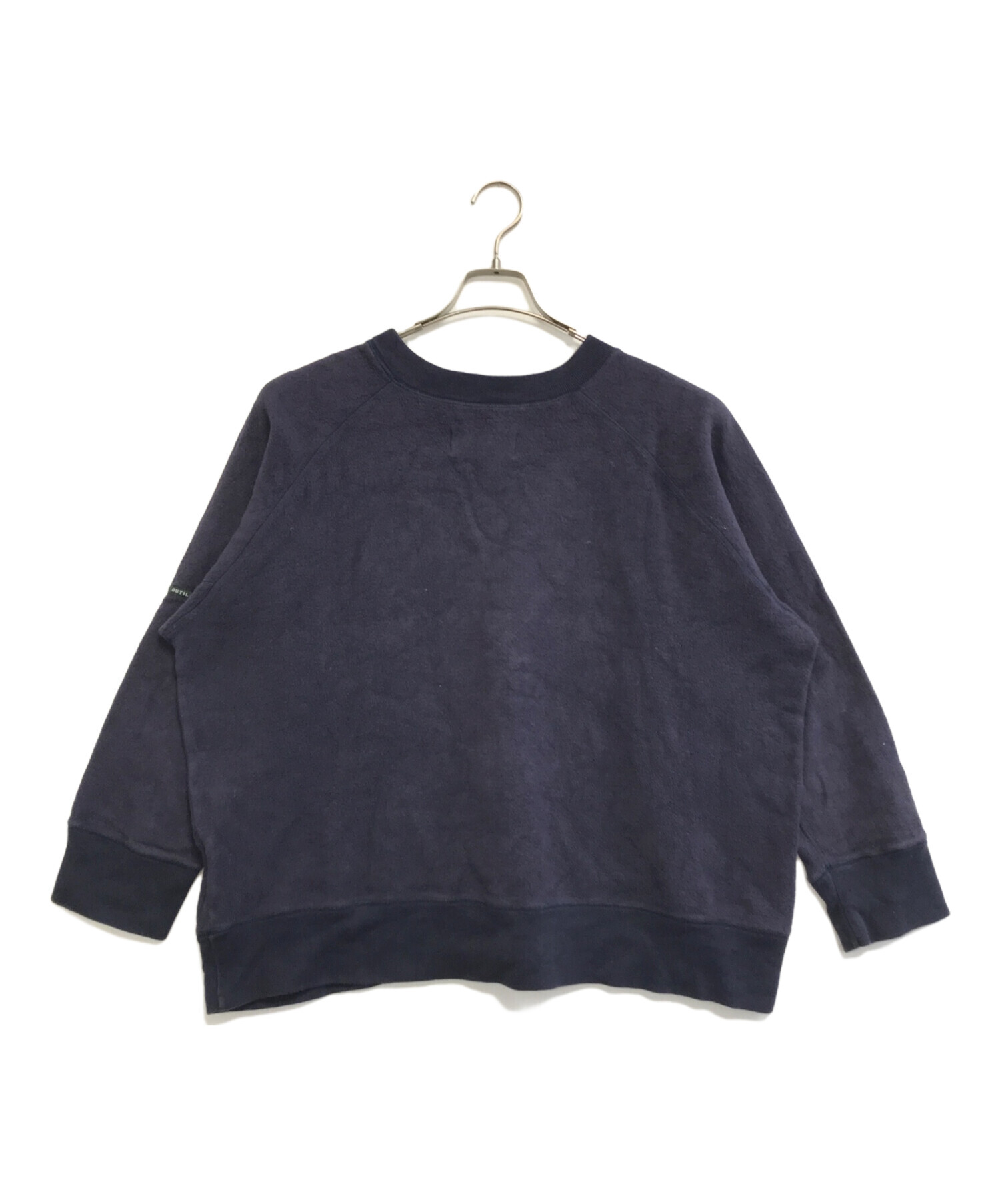 中古・古着通販】OUTIL (ウティ) フリーススウェット ネイビー サイズ