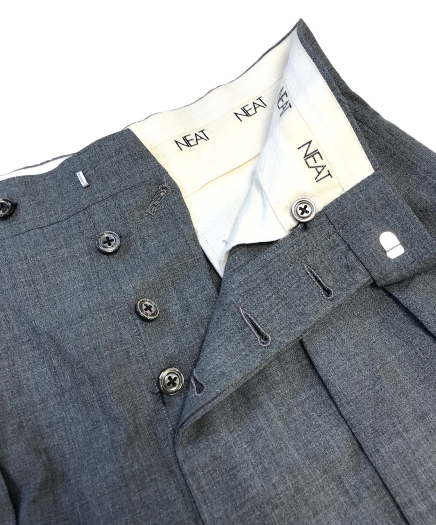 中古・古着通販】NEAT (ニート) スラックス グレー サイズ:46