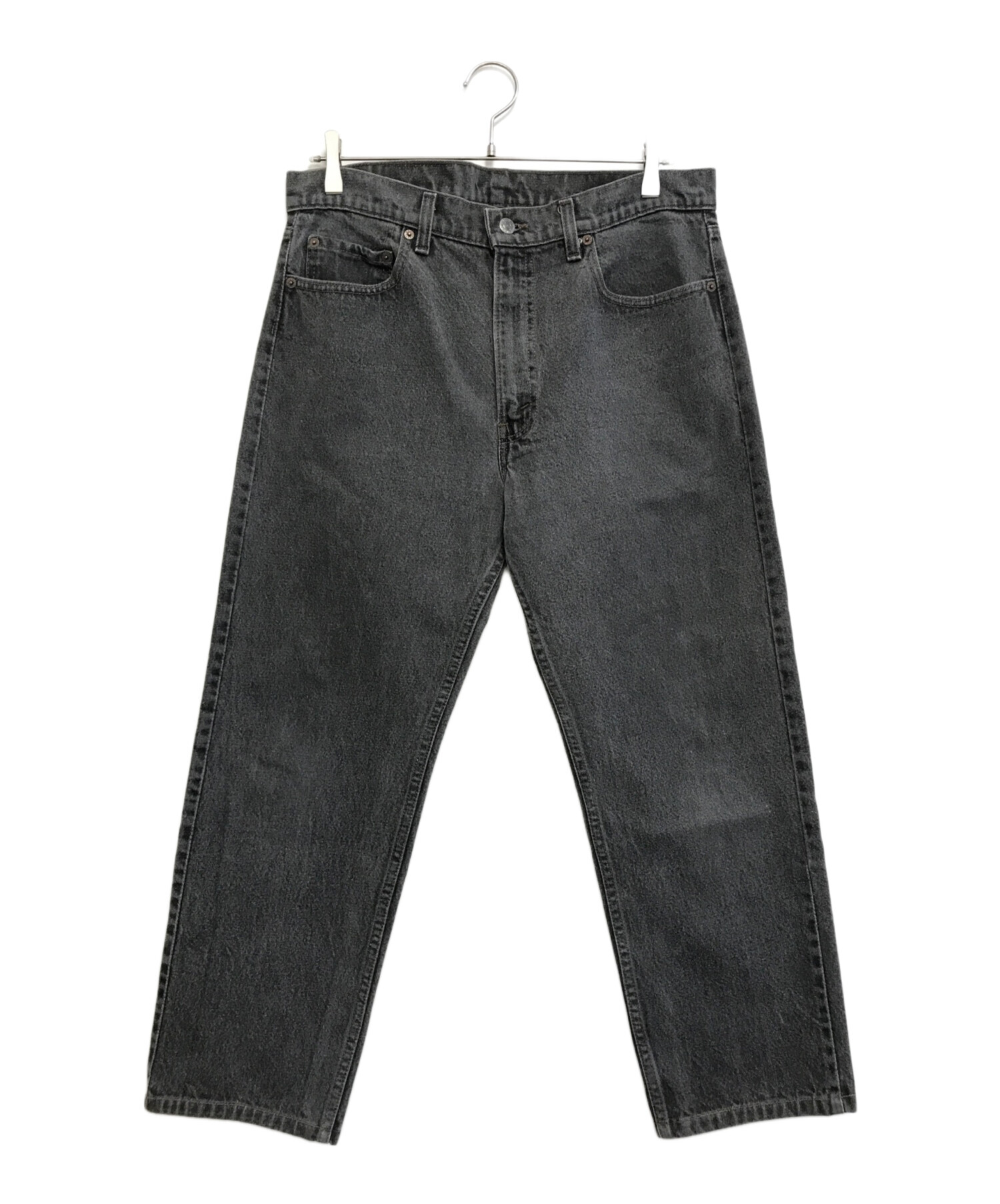 中古・古着通販】LEVI'S (リーバイス) 先染めブラックデニム ブラック