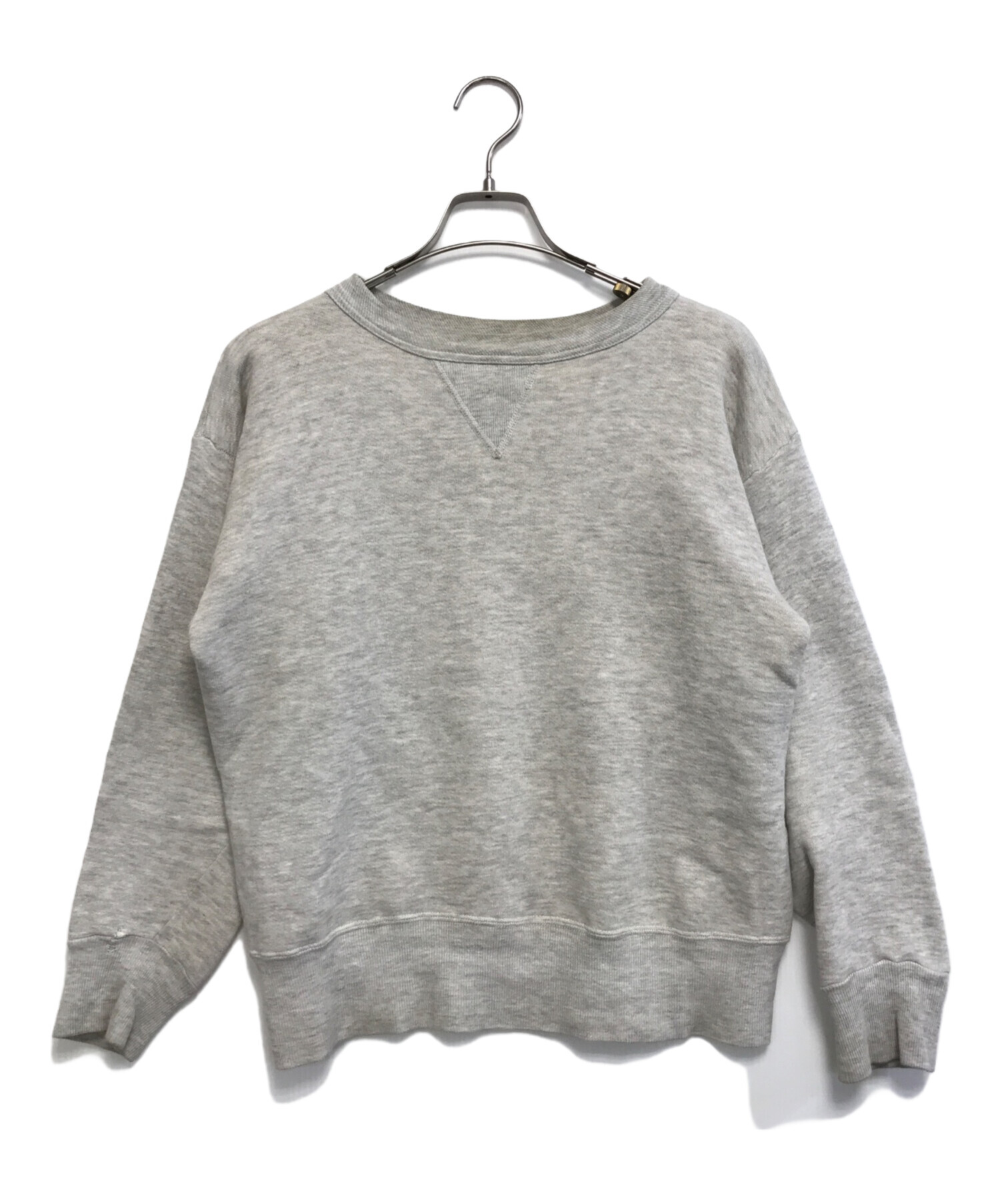 中古・古着通販】VINTAGE (ヴィンテージ) 前Vスウェット グレー サイズ 中古・古着通販】VINTAGE (ヴィンテージ) 前Vスウェット グレー サイズ