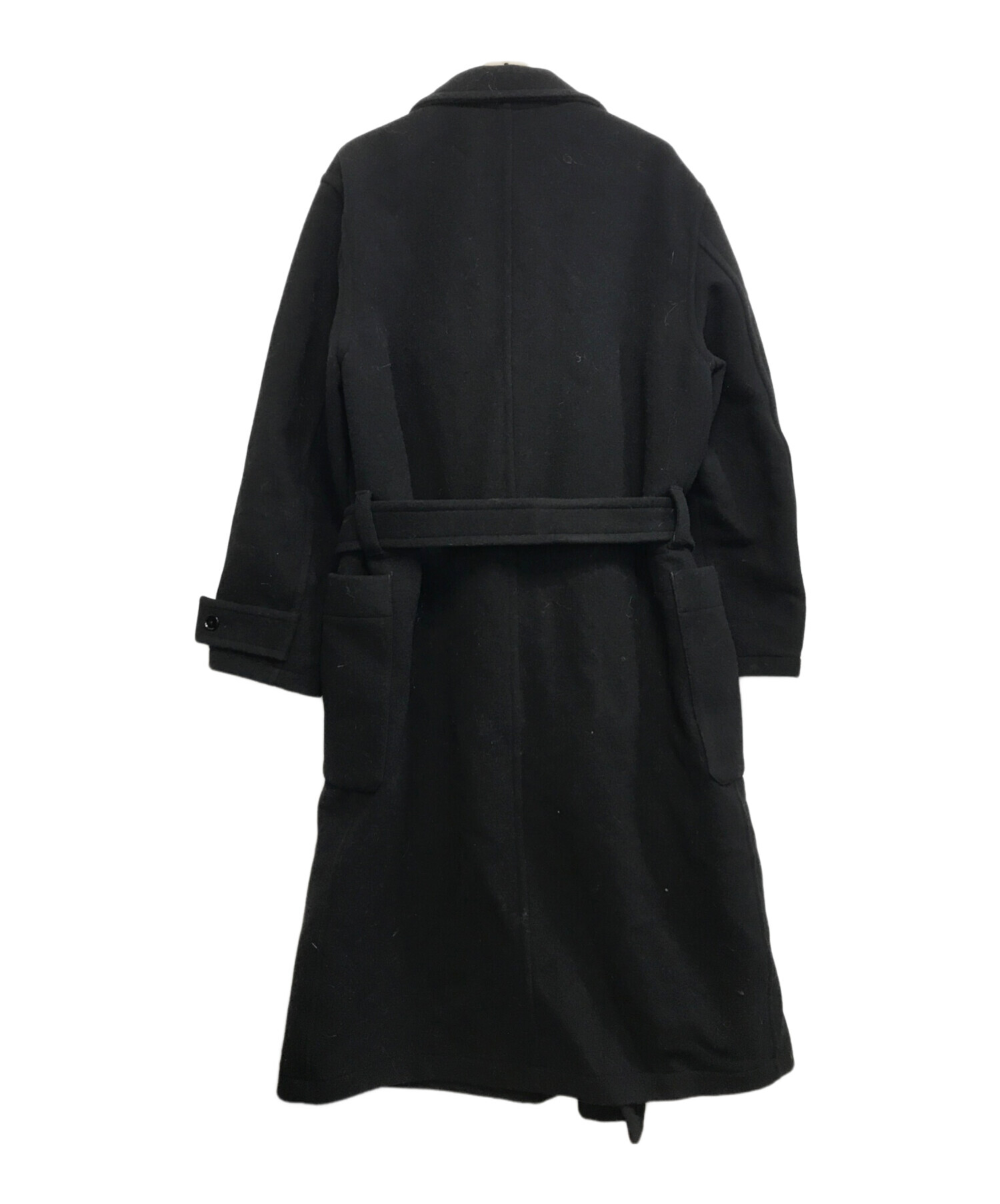 中古・古着通販】LEMAIRE (ルメール) WRAP COAT ブラック サイズ:S 