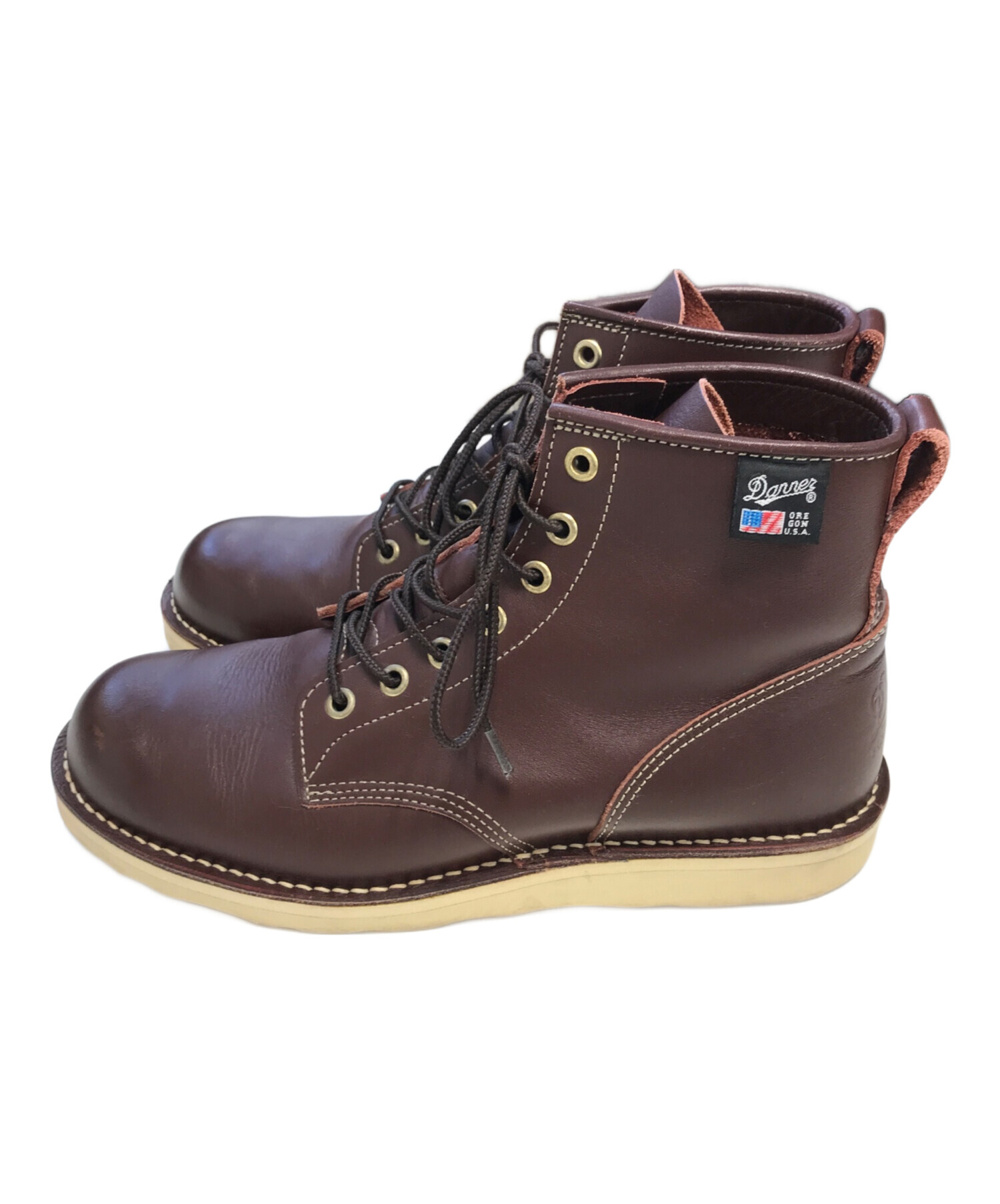 中古・古着通販】Danner (ダナー) レースアップブーツ ブラウン サイズ