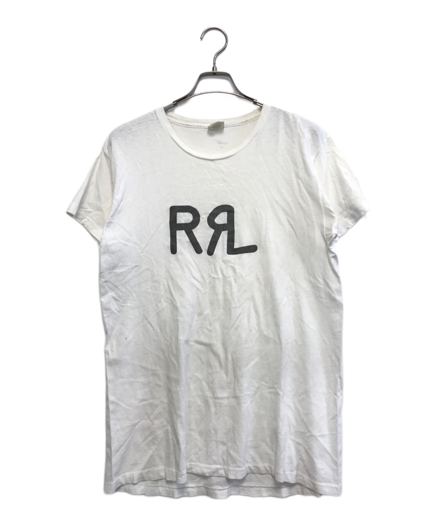 中古・古着通販】RRL (ダブルアールエル) RLロゴプリントTシャツ 
