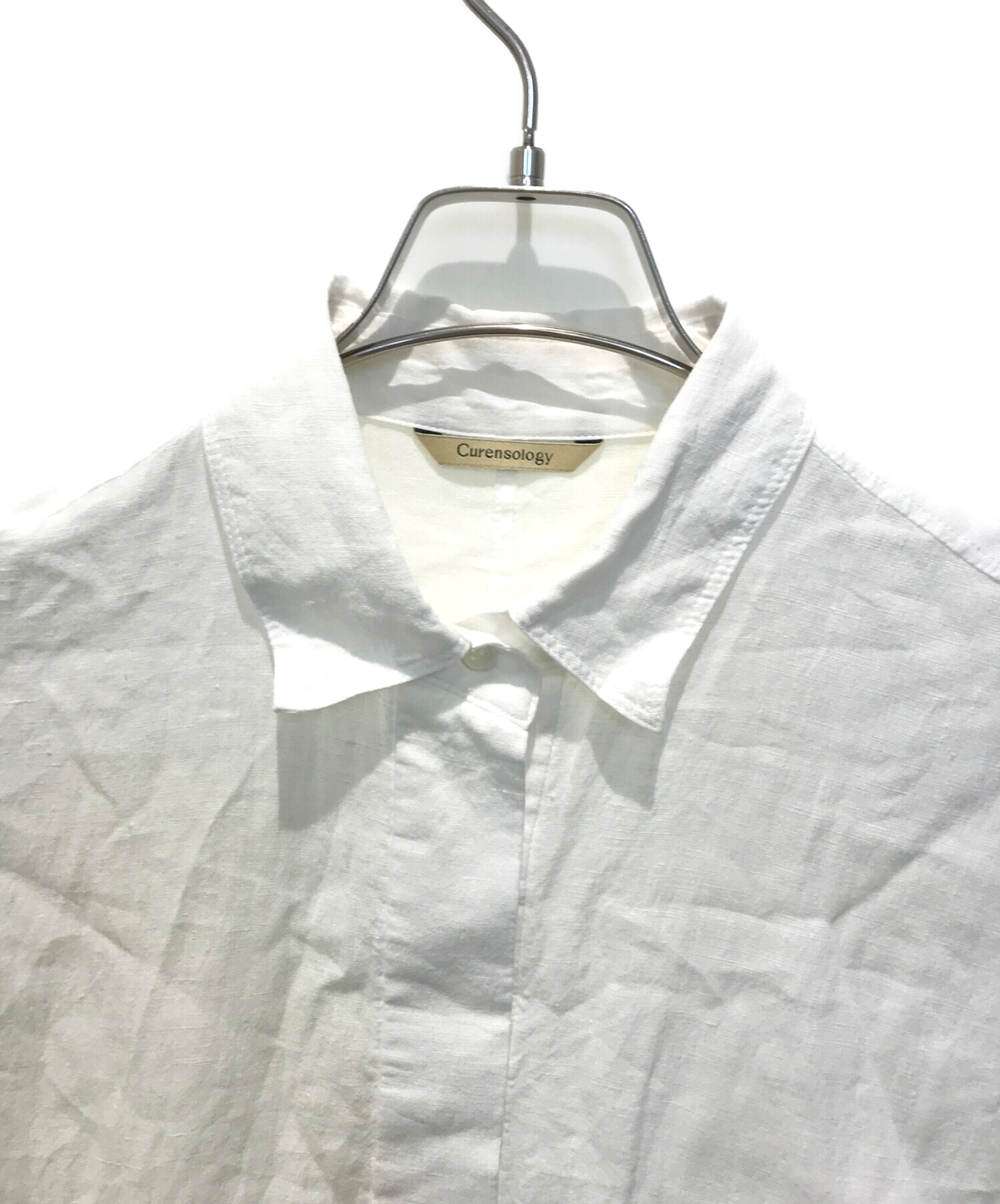 中古・古着通販】Curensology (カレンソロジー) Vネックリネン 