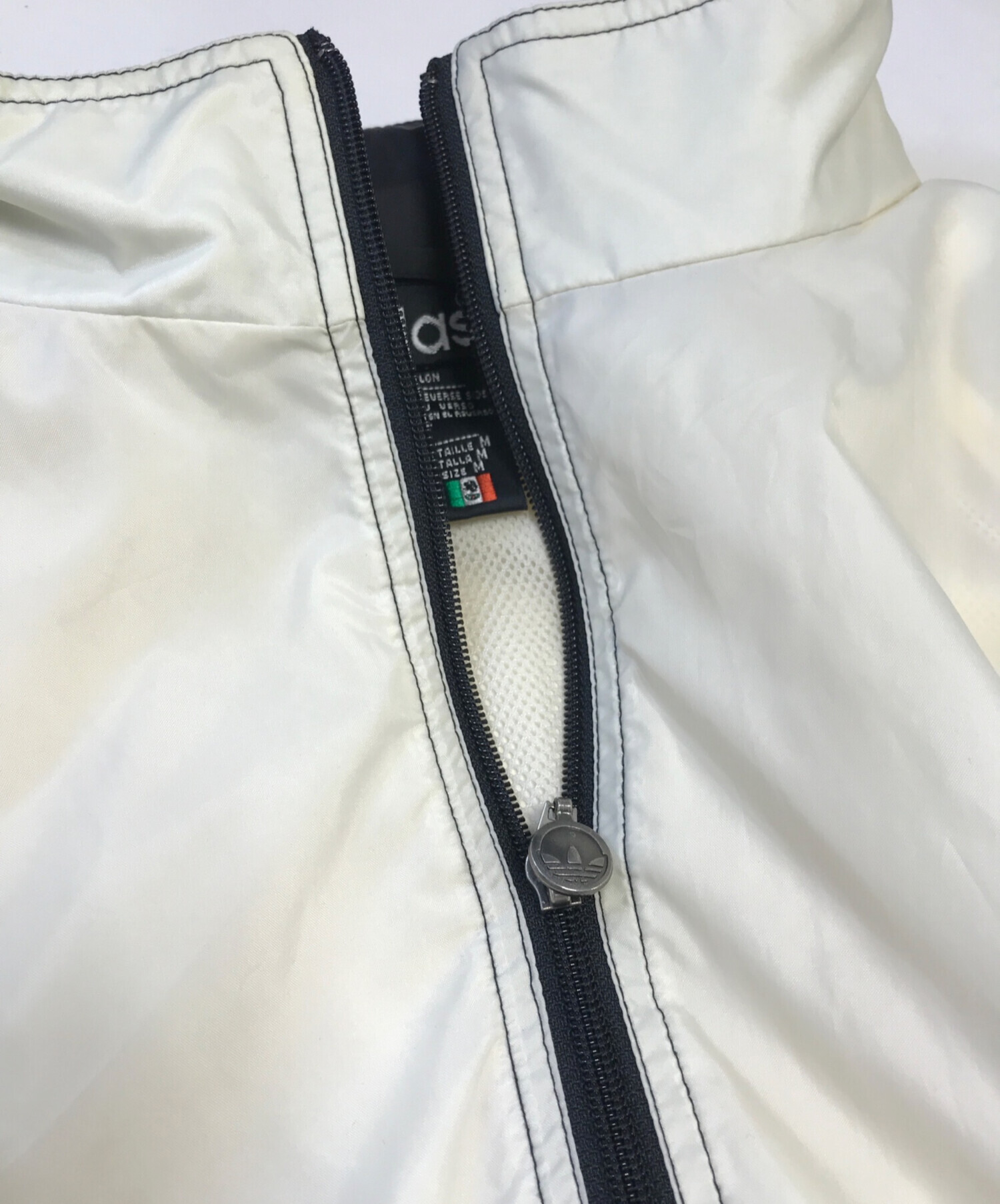中古・古着通販】adidas (アディダス) ナイロンジャケット ホワイト 