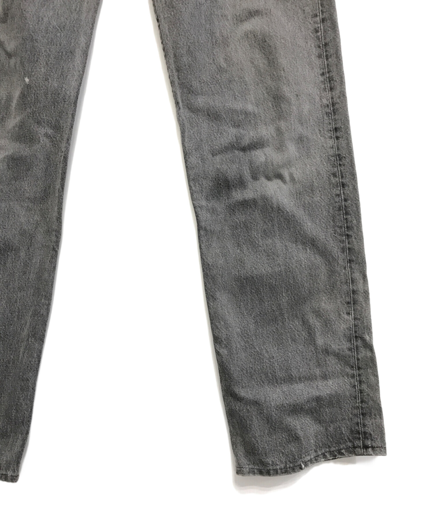 中古・古着通販】LEVI'S (リーバイス) 501先染めブラックデニム