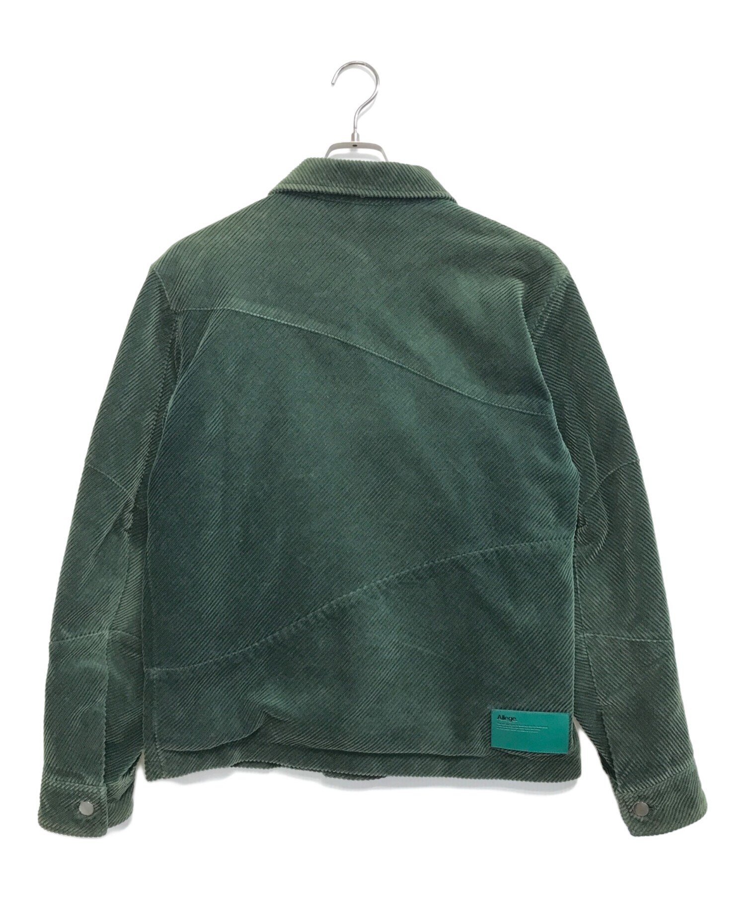 中古・古着通販】ALLEGE (アレッジ) Corduroy Short Blouson グリーン 