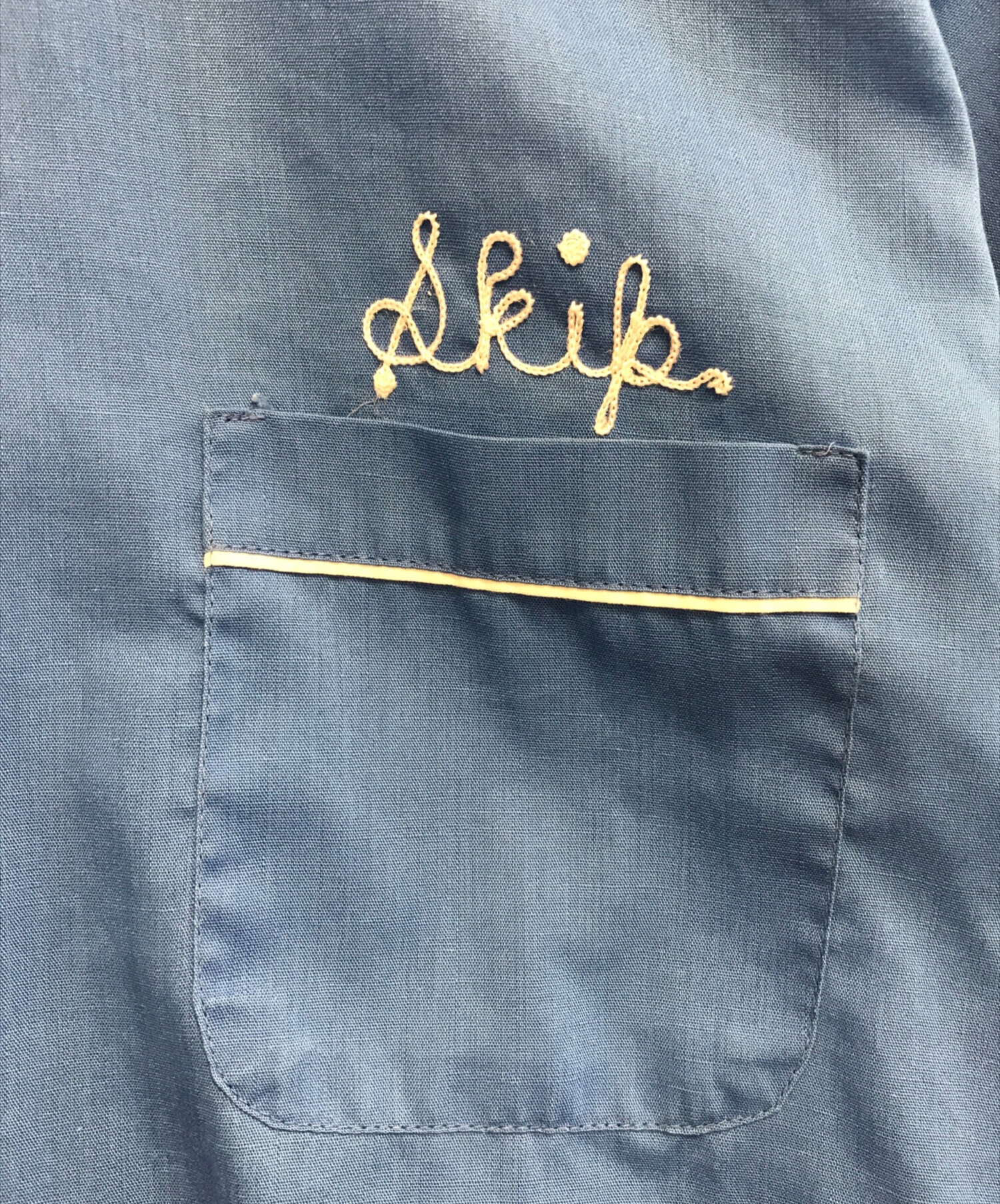 中古・古着通販】Hilton (ヒルトン) 60s ボーリングシャツ ブルー