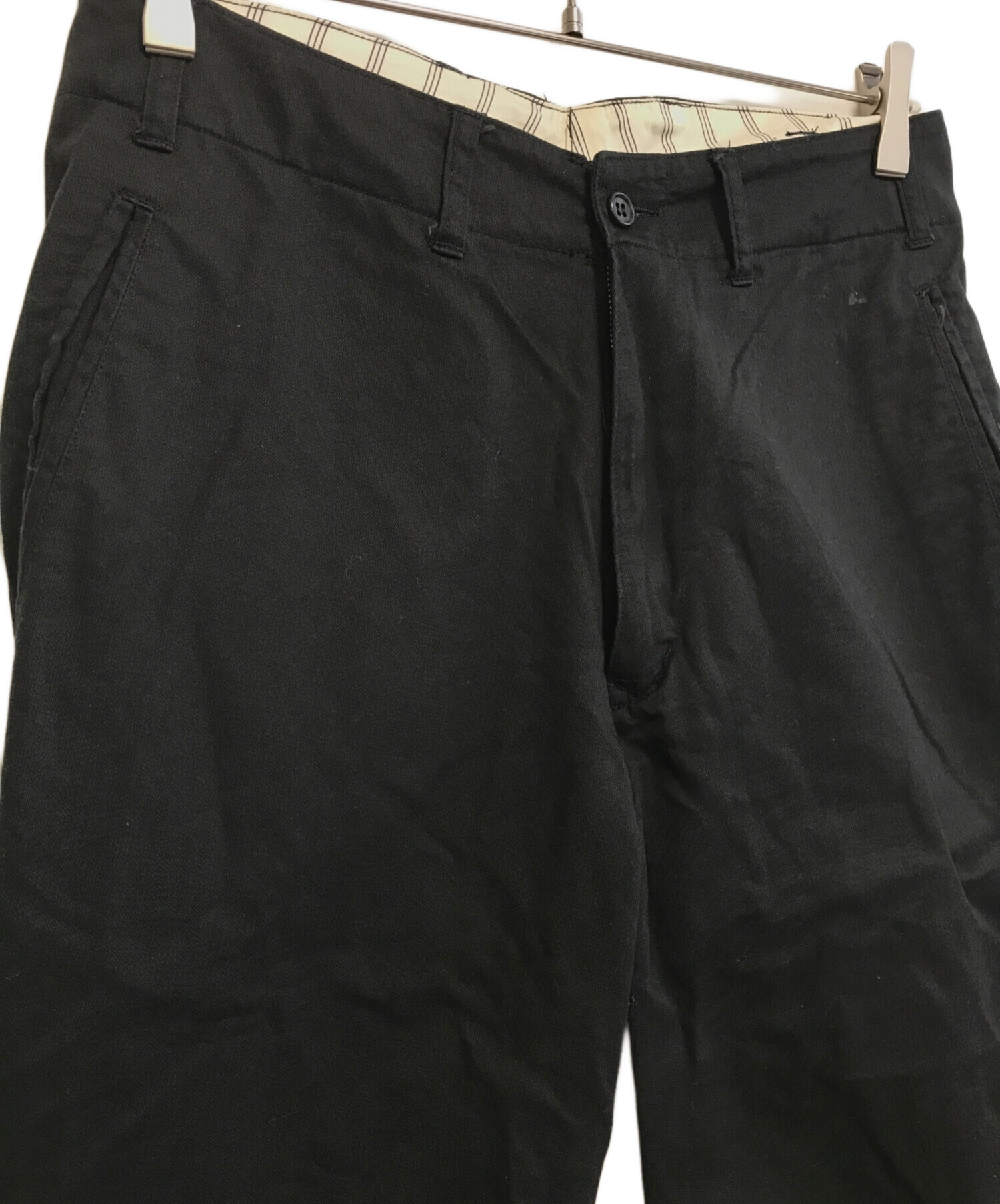 中古・古着通販】GOODENOUGH (グッドイナフ) ワークパンツ ブラック