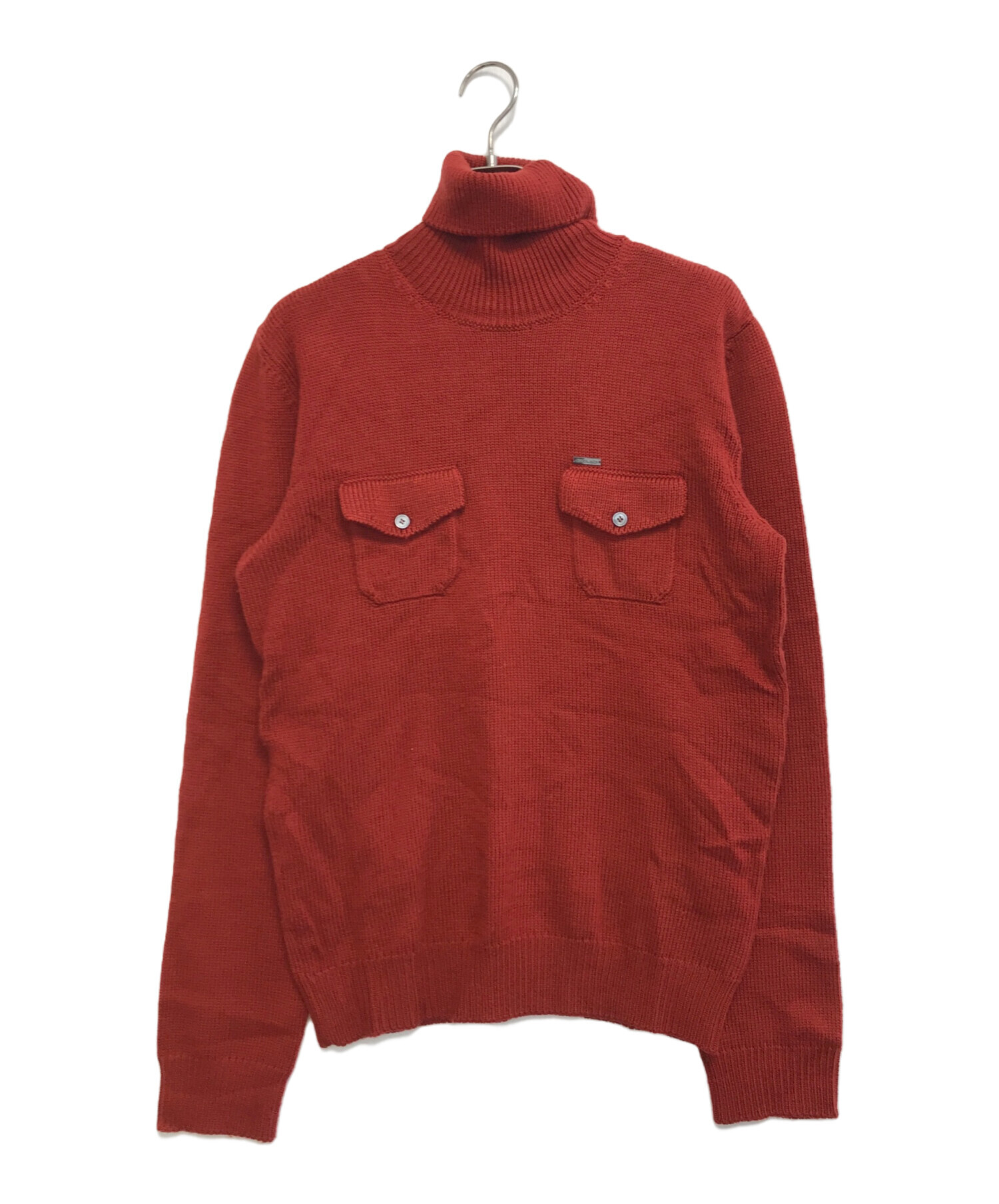 ♡ ディースクエアード DSQUARED2 タートルニット 赤 ♡ 中古・古着