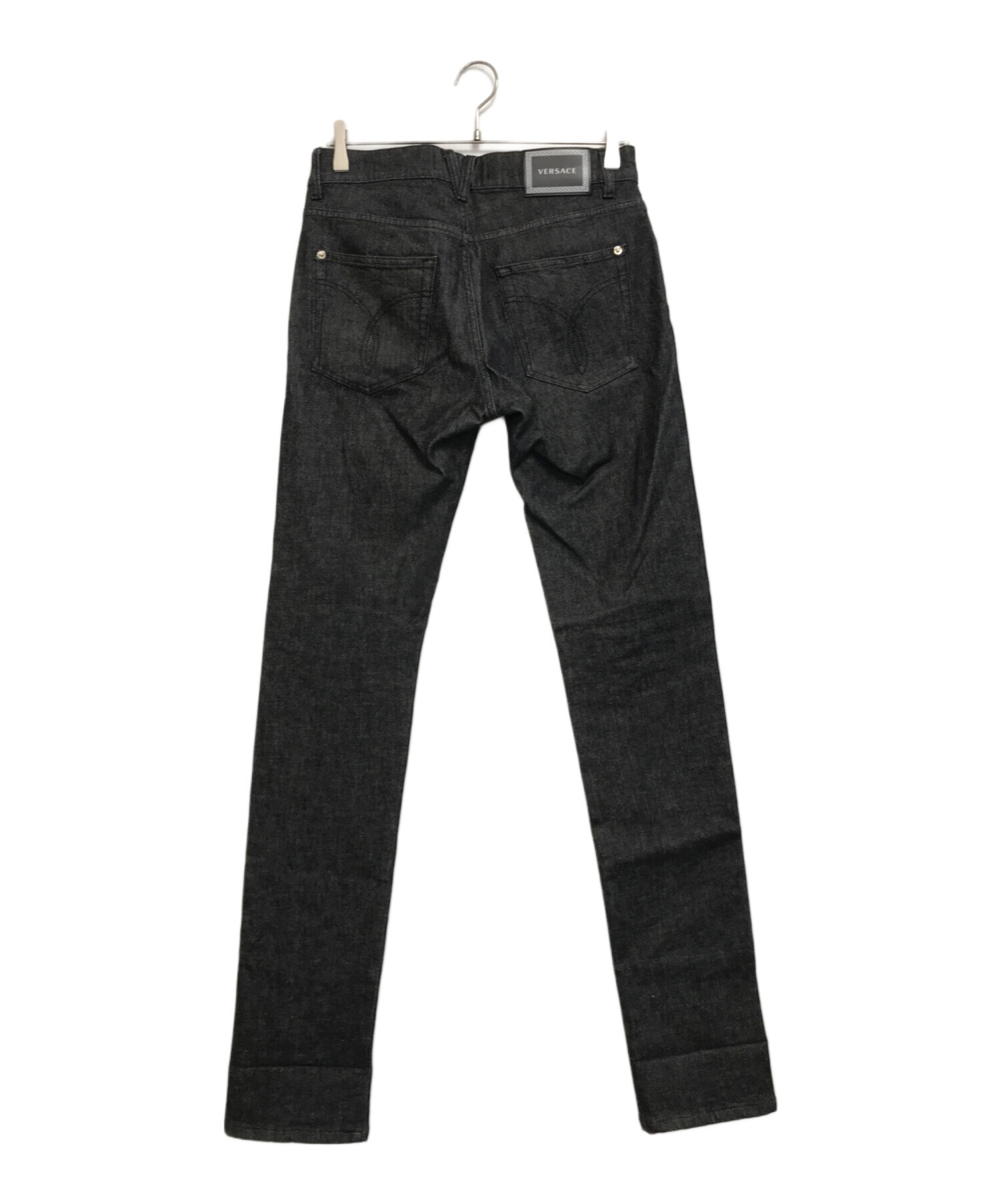 中古・古着通販】VERSACE (ヴェルサーチェ) デニムパンツ ブラック 