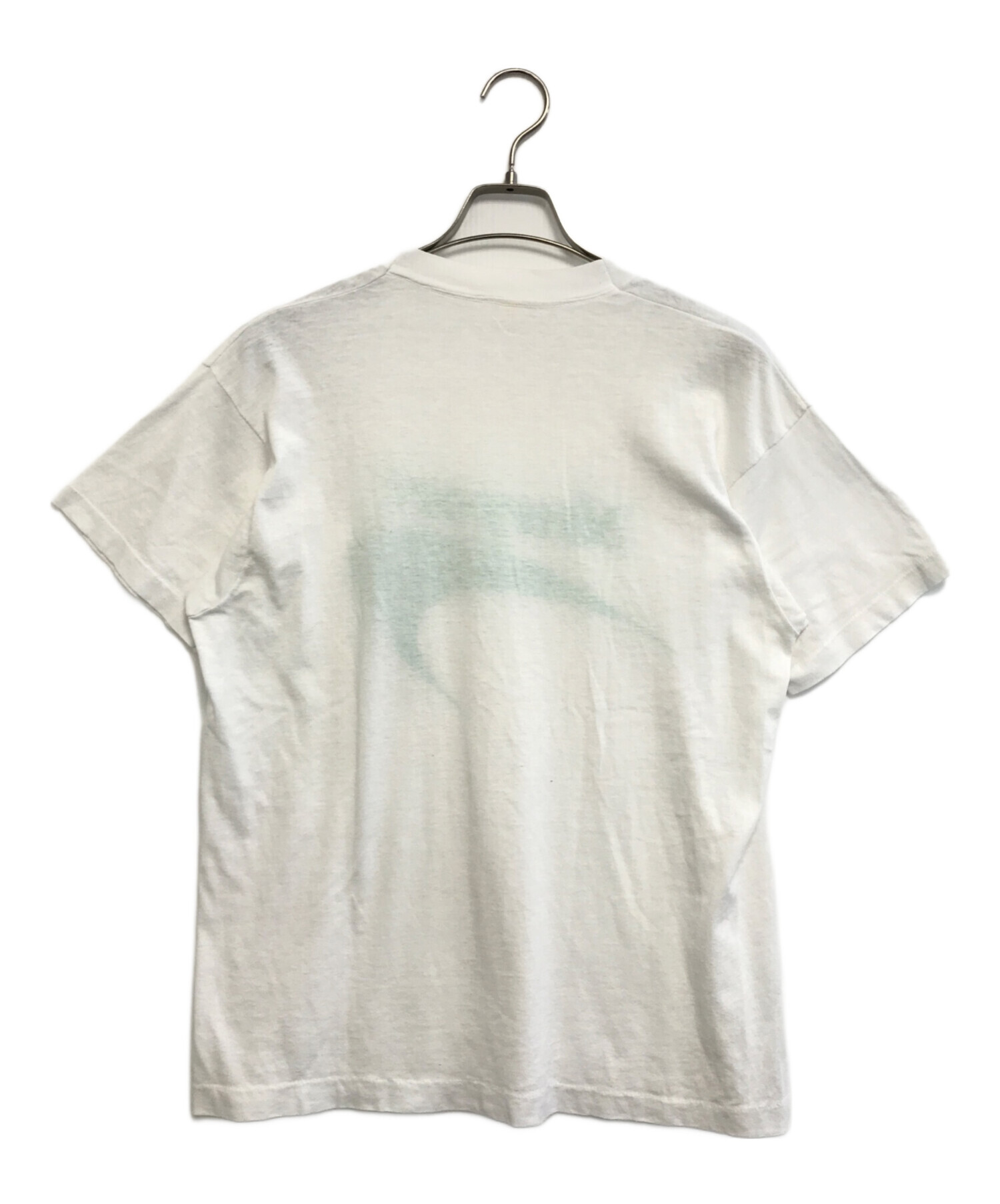 中古・古着通販】NEWPORT (ニューポート) プリントTシャツ ホワイト 