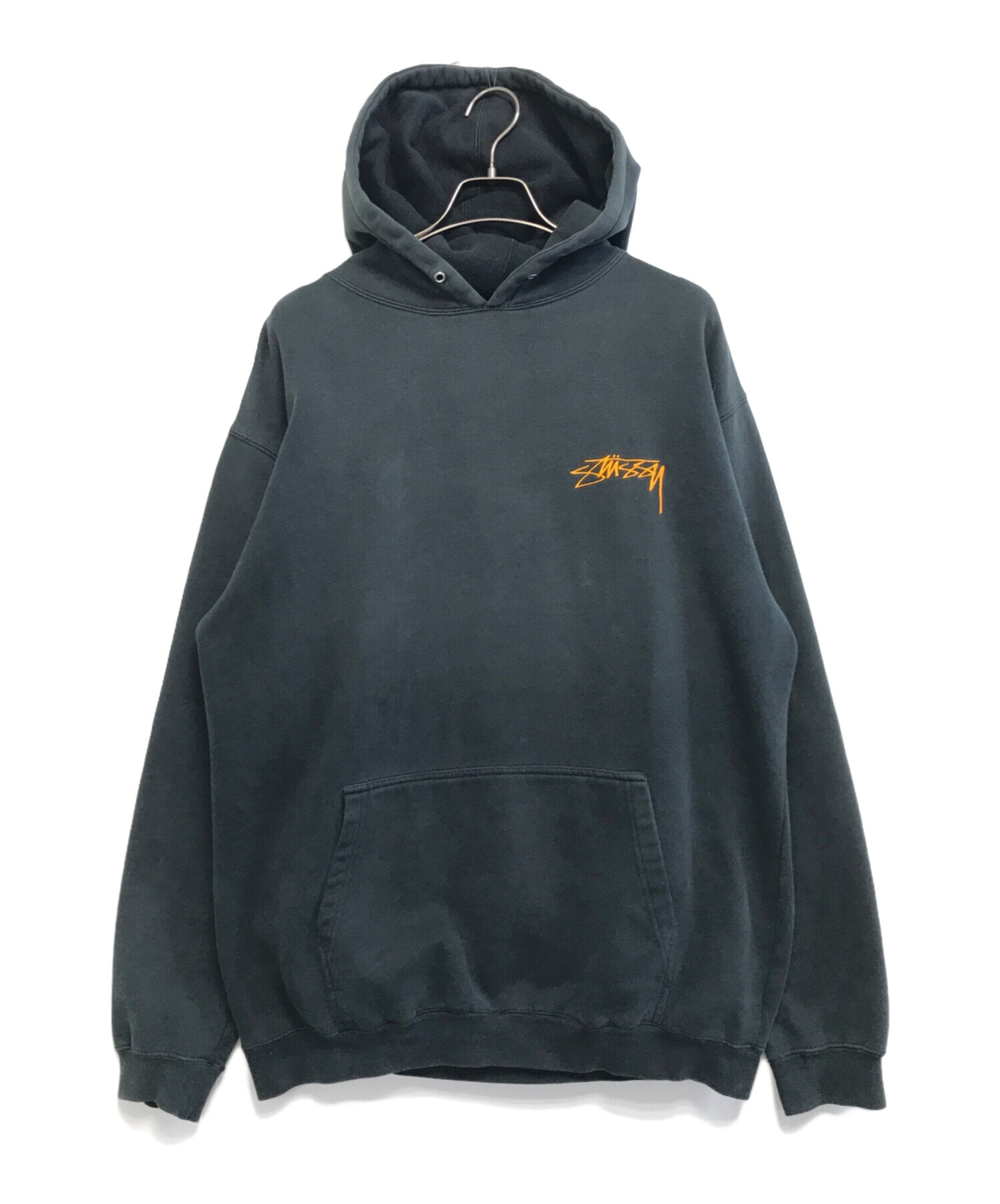 中古・古着通販】stussy (ステューシー) 刺繍プルオーバーパーカー  