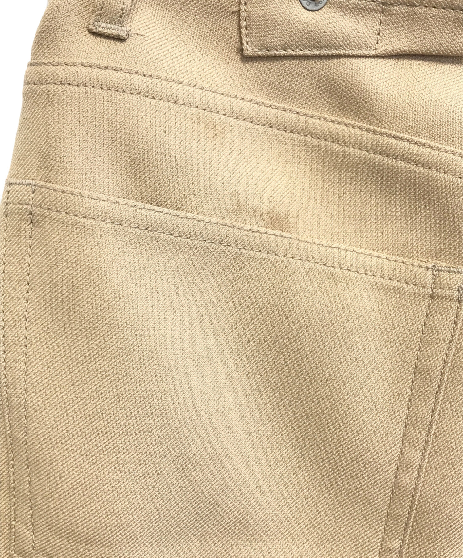 中古・古着通販】DAIRIKU (ダイリク) Polyester Mini Skirt ベージュ