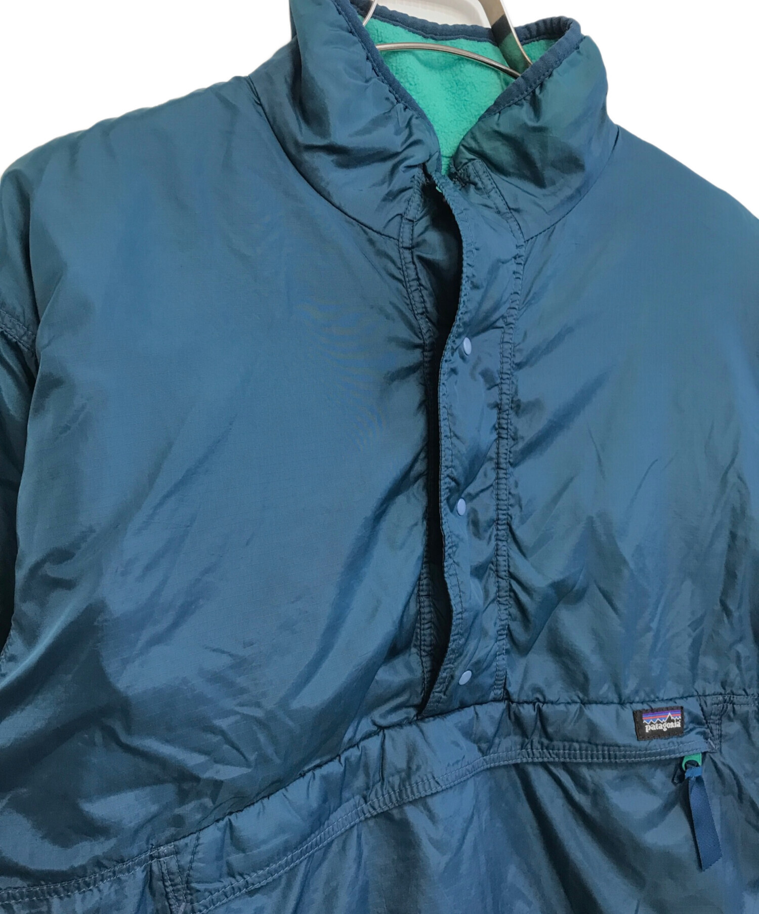 Patagonia グリセード プルオーバー ネイビー×グリーン M