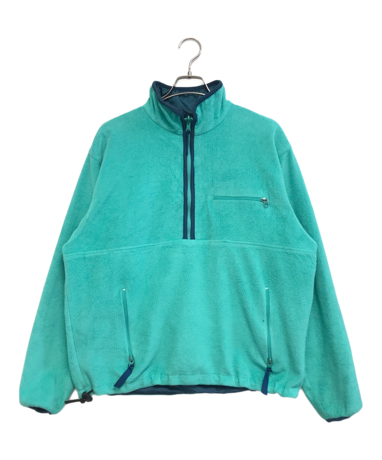 Patagonia グリセード プルオーバー ネイビー×グリーン M