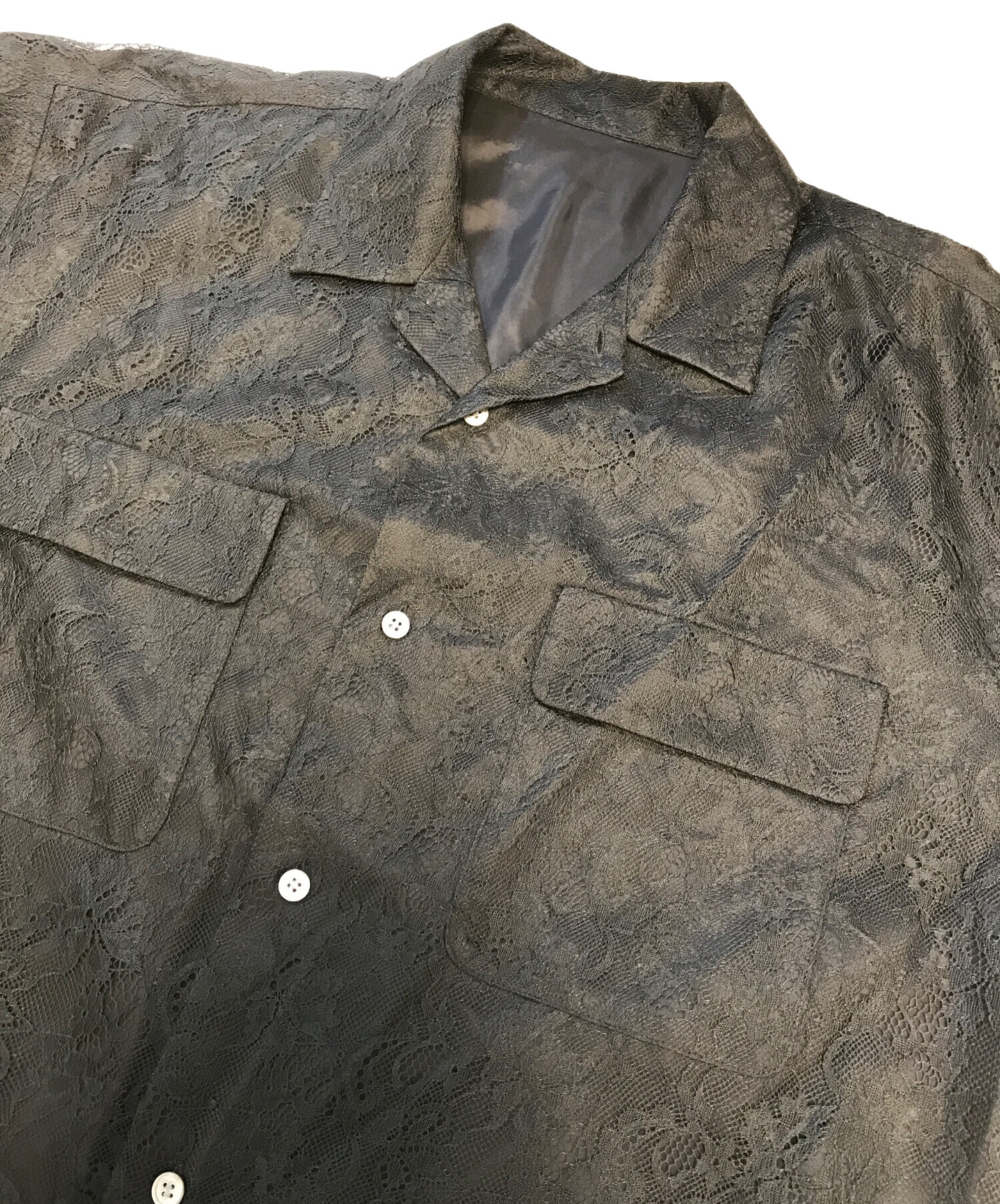 中古・古着通販】un/unbient (アン/アンビエント) Ex.Lace Shirt