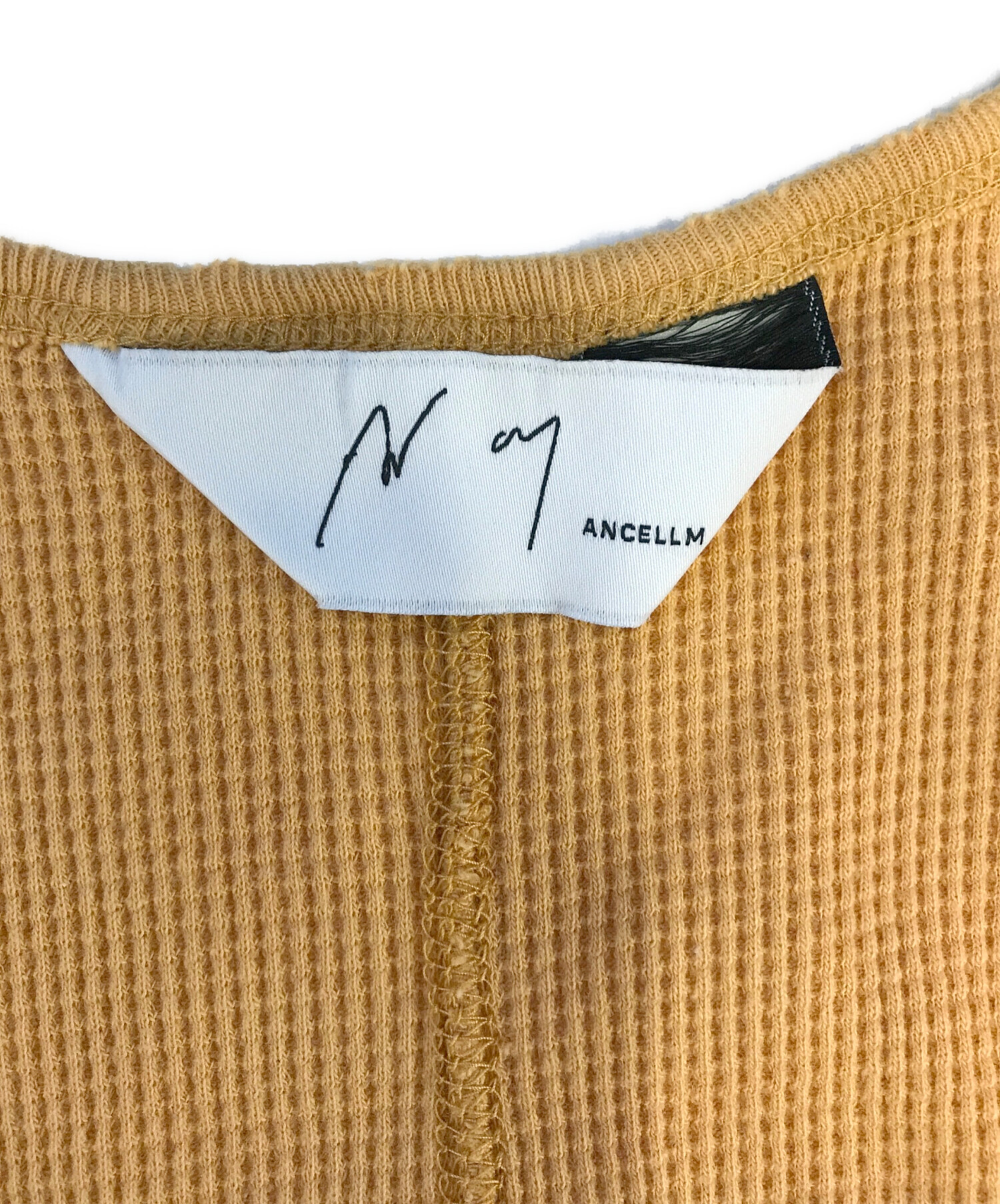 中古・古着通販】ANCELLM (アンセルム) DAMAGE WAFFLE TANK TOP