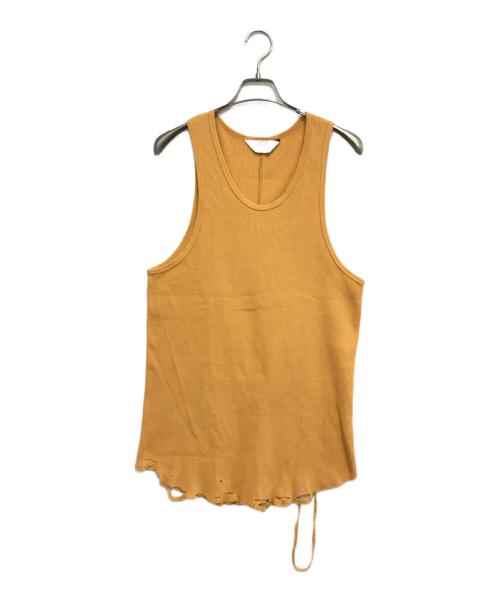 トップス ANCELLM DAMAGE WAFFLE TANK TOP size3 トップス ANCELLM 24SS DAMAGE WAFFLE TANK TOP DAMAGE WAFFLE TANK