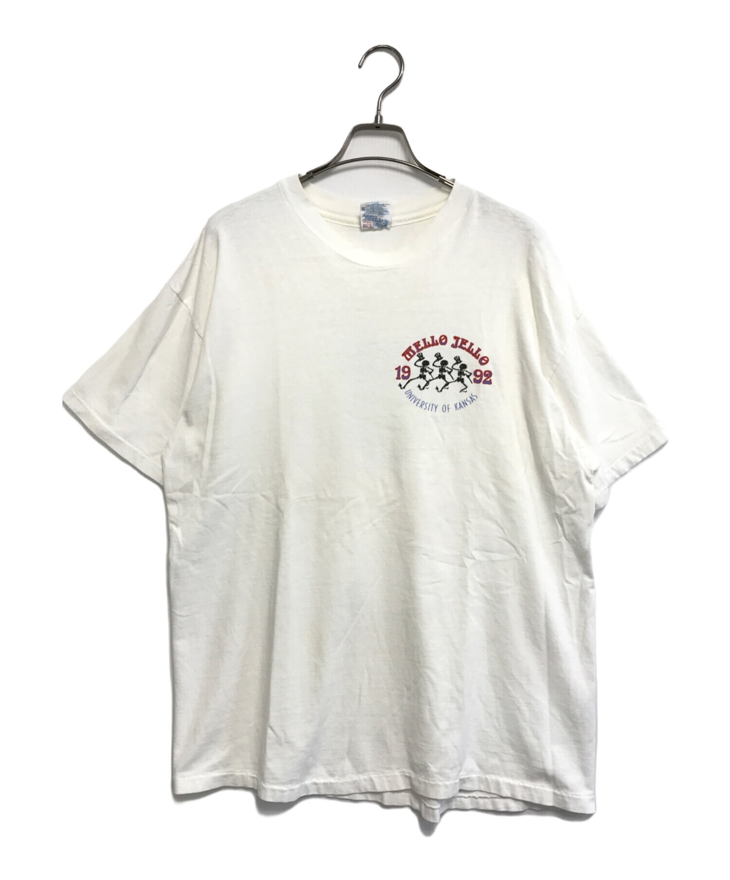 Tシャツ 古着 80s Hanes ヘインズ 戦争 ベトナム 慰霊碑 XL 白 中古・古着通販】Hanes (ヘインズ) プリントTシャツ ホワイト サイズ:X