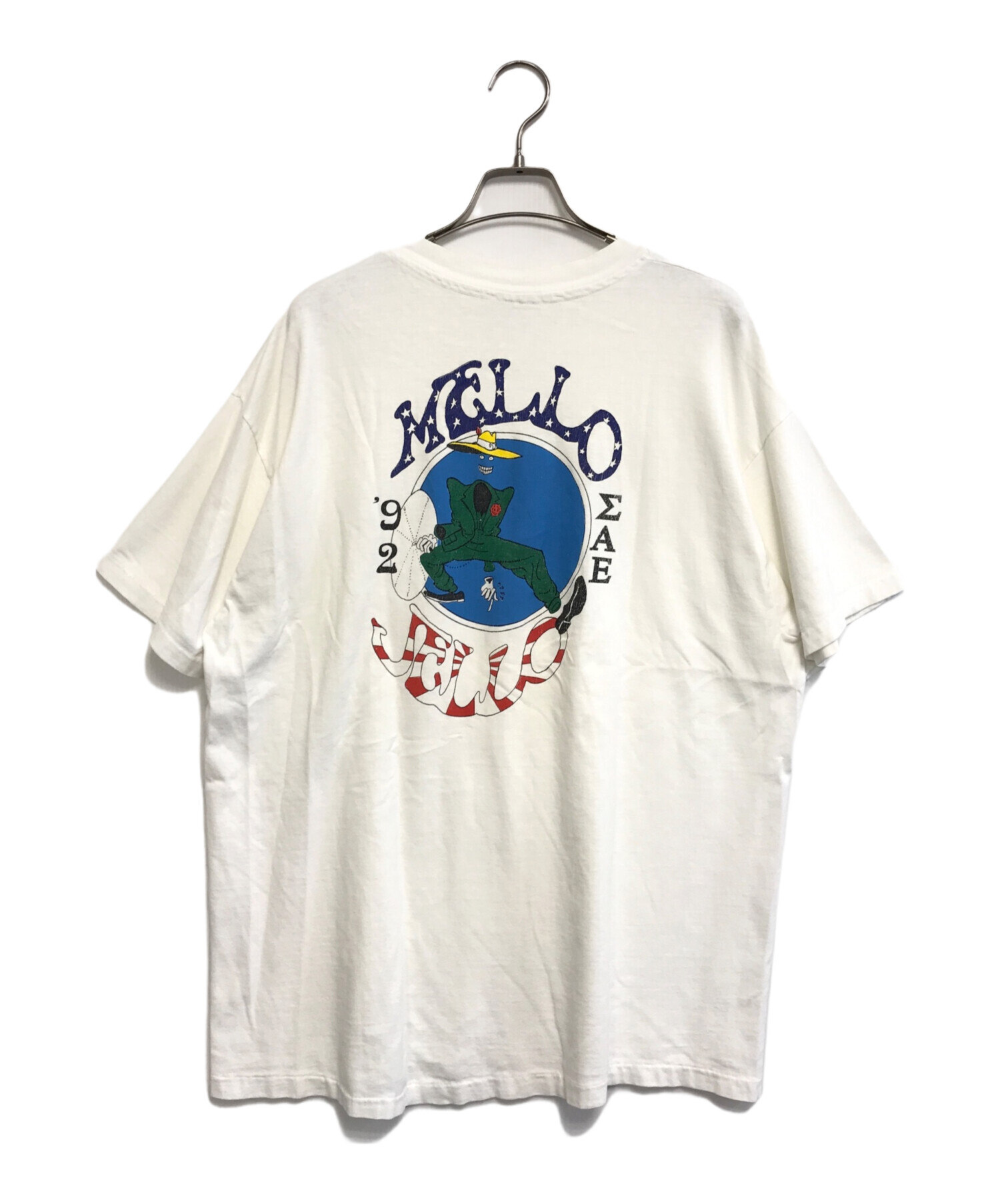 中古・古着通販】Hanes (ヘインズ) プリントTシャツ ホワイト サイズ:X