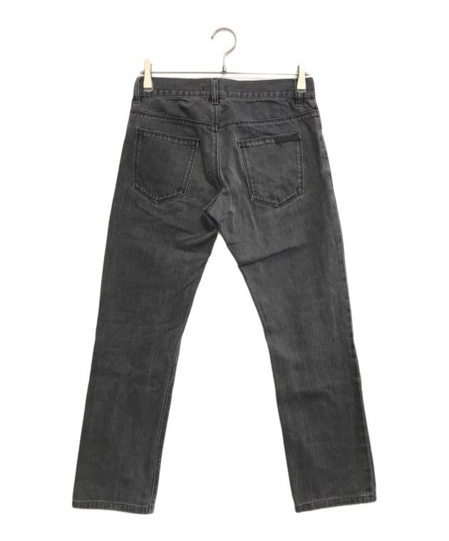 PRADA プラダ デニム テーパードフィット ブラック 31 中古・古着通販】PRADA (プラダ) デニムパンツ ブラック サイズ:29