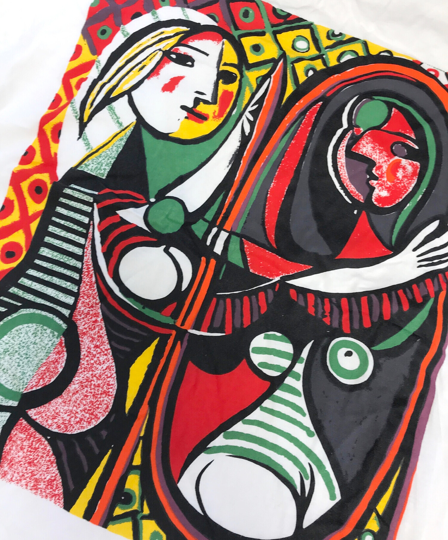 中古・古着通販】Picaso (ピカソ) アートtシャツ ホワイト サイズ:M 