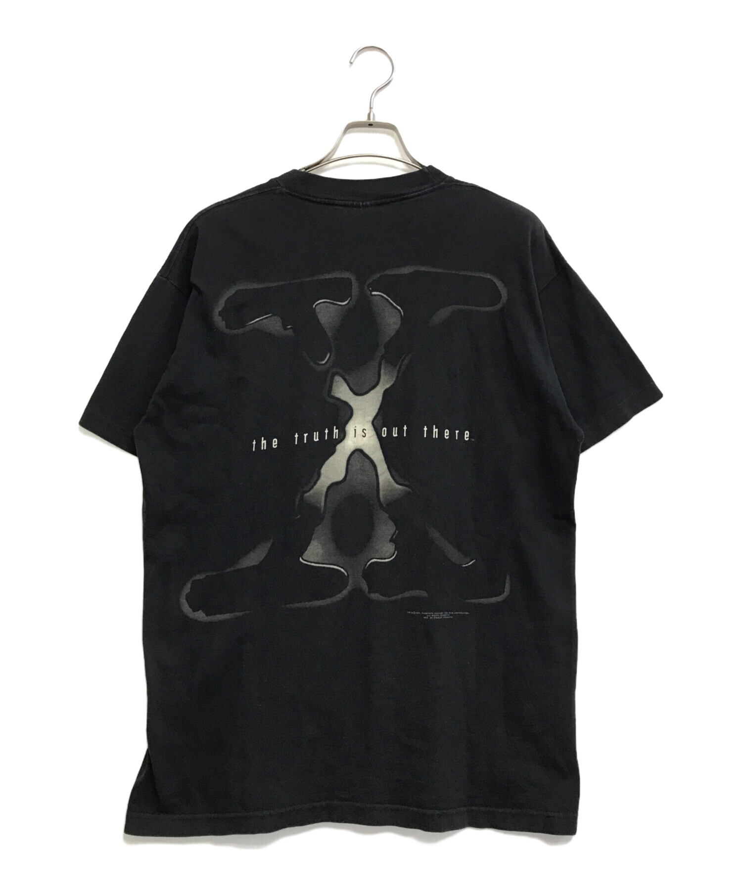 HJ61V2988古着THE DUDEムービーTシャツ雰囲気系フェード墨黒 中古・古着通販】ムービーTシャツ (ムービーTシャツ) ムービーTシャツ