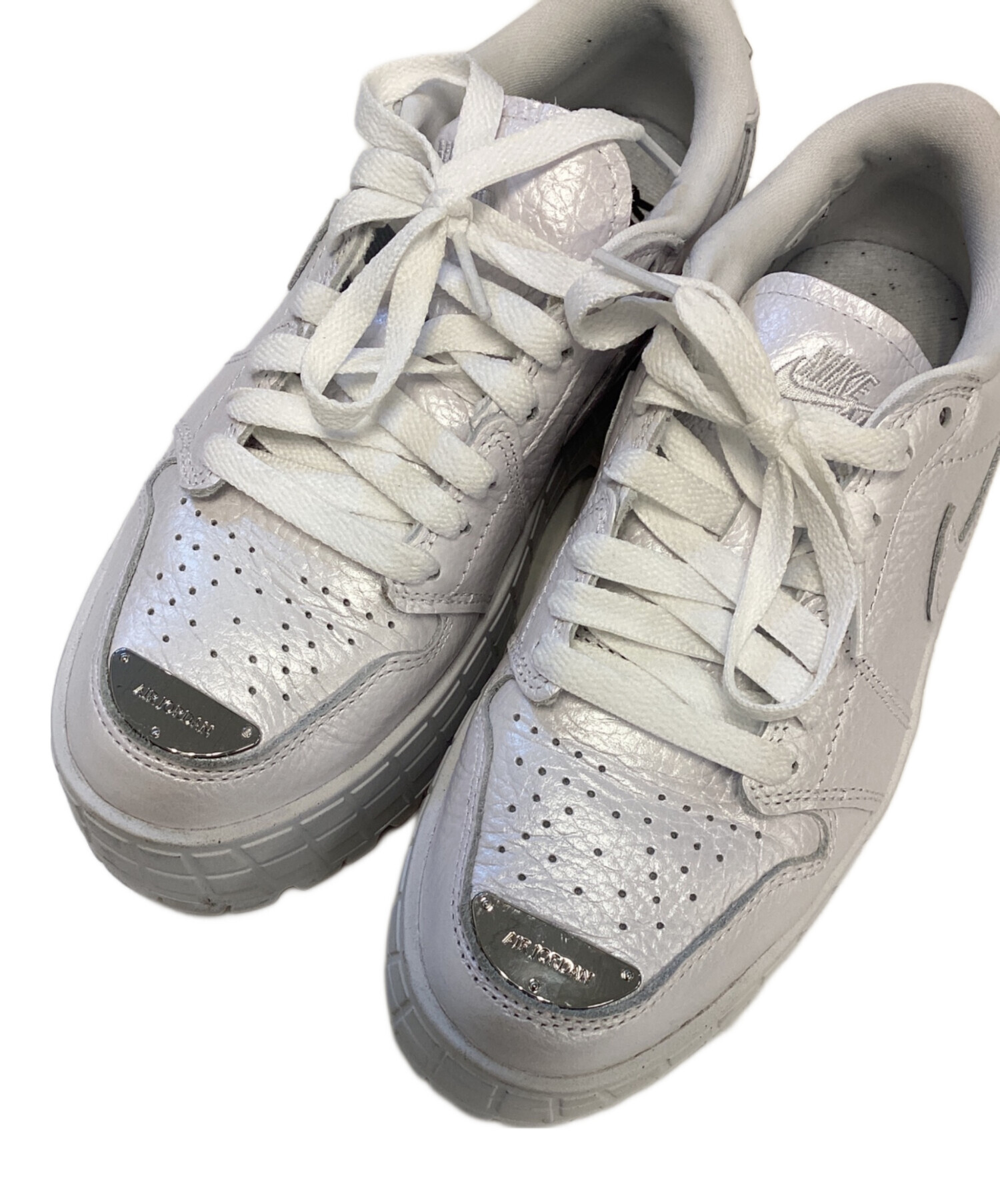 中古・古着通販】NIKE (ナイキ) AIR JORDAN 1 BROOKLYN LOW ホワイト