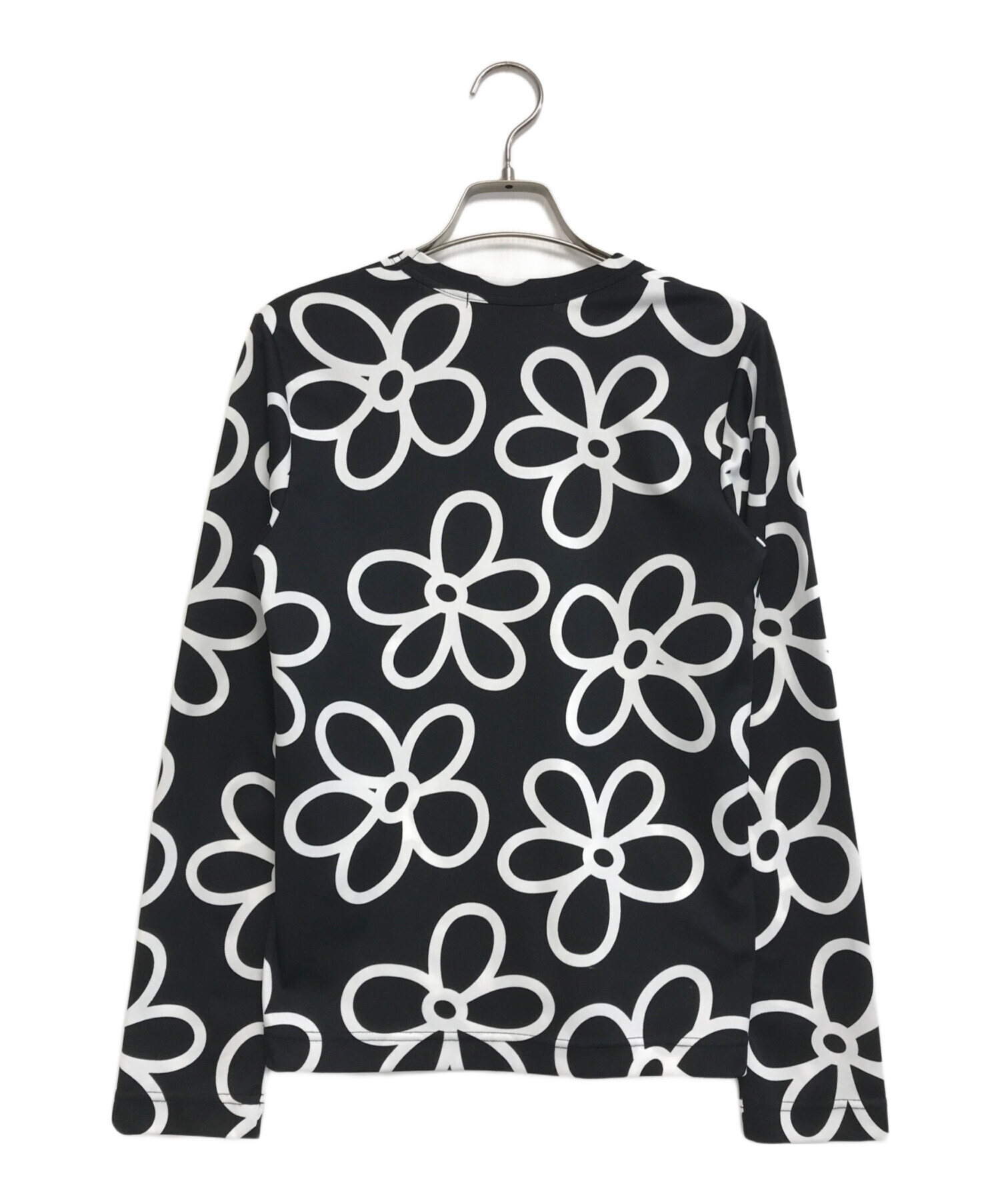 【中古】コムデギャルソン コムデギャルソン COMME des GARCONS COMME des GARCONS 2025年春夏 ポリエステル 花柄転写プリント 半袖Ｔシャツ ピンク【サイズXS】【レディース】 COMME des GARCONS - 【中古】コムデギャルソン COMME des GARCONS