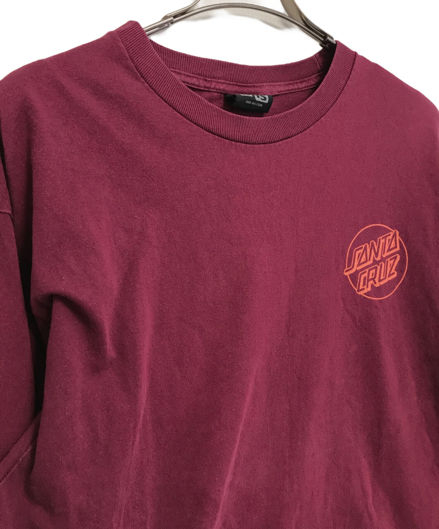 中古・古着通販】SANTA CRUZ (サンタクルーズ) 袖プリント長袖Tシャツ
