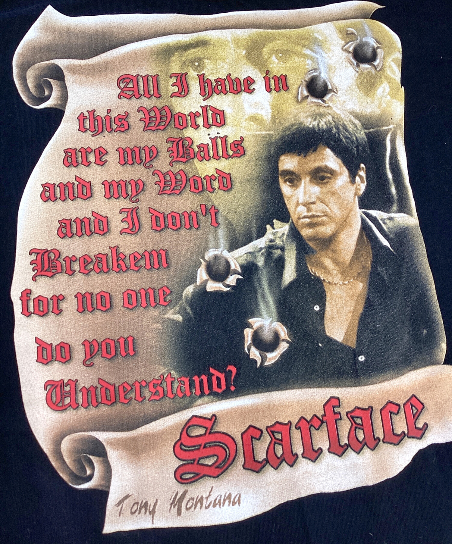 中古・古着通販】ムービーTシャツ (ムービーTシャツ) SCARFACE