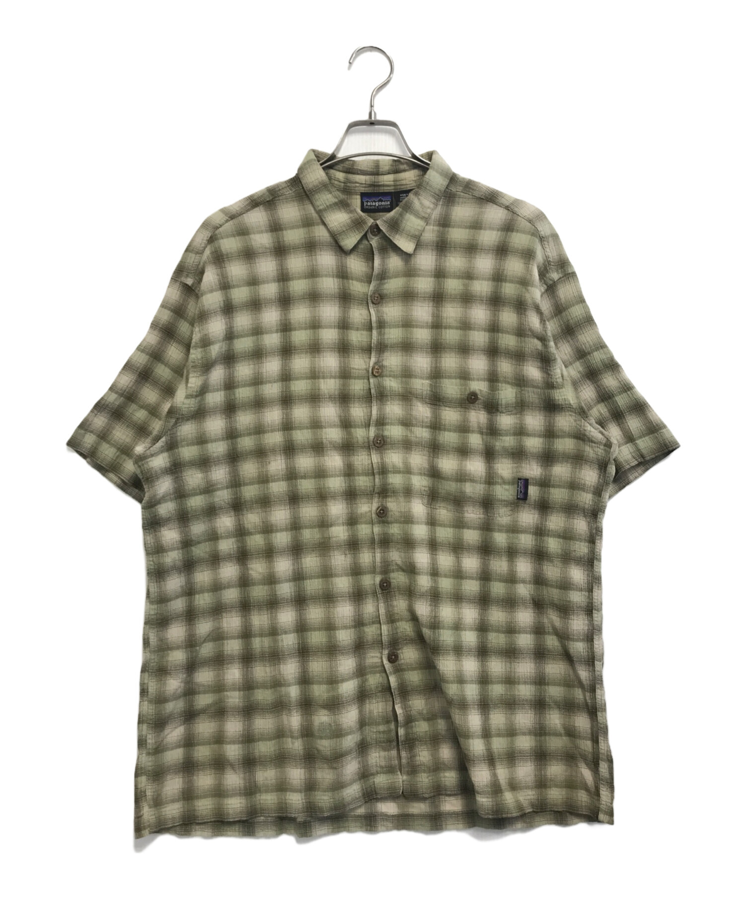 90s 00s Patagonia パタゴニア 半袖シャツ オンブレチェック 中古・古着通販】Patagonia (パタゴニア) オンブレチェック半袖シャツ