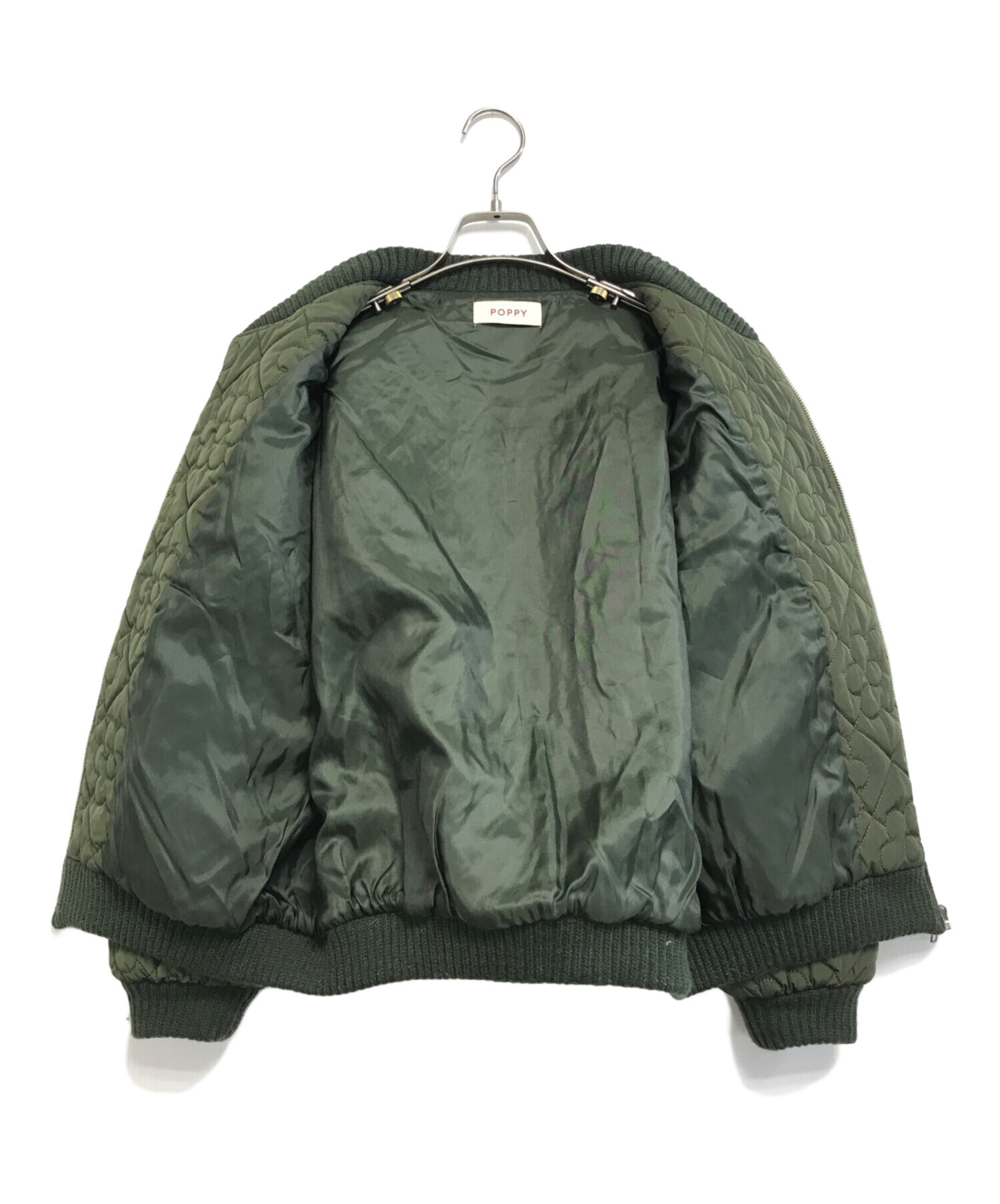 中古・古着通販】POPPY (ポピー) フラワーキルティングブルゾン