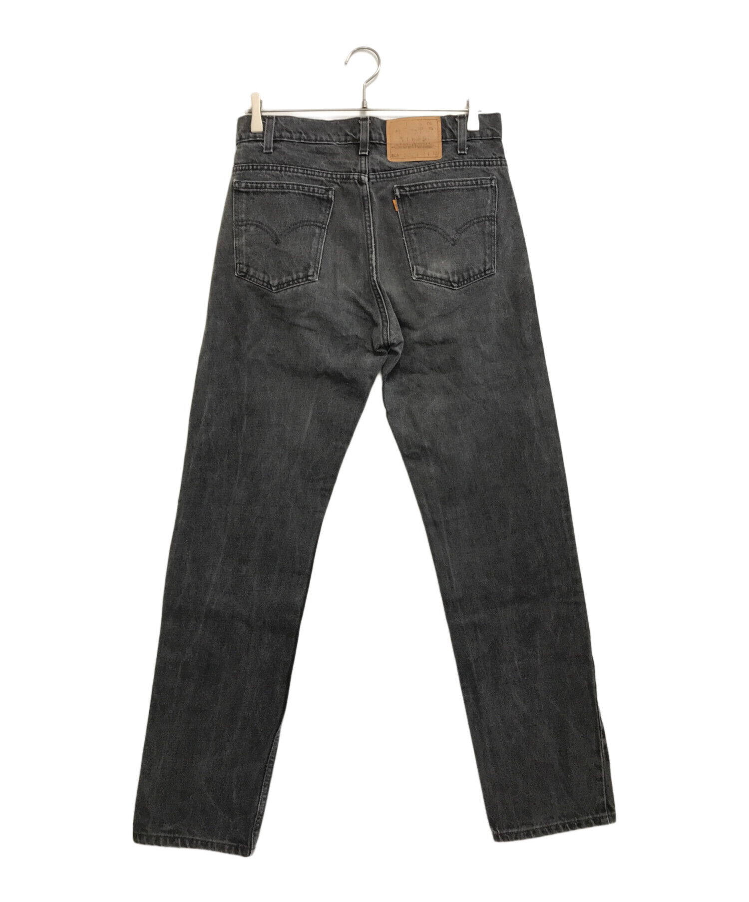 中古・古着通販】LEVI'S (リーバイス) 505 先染め ブラックデニム